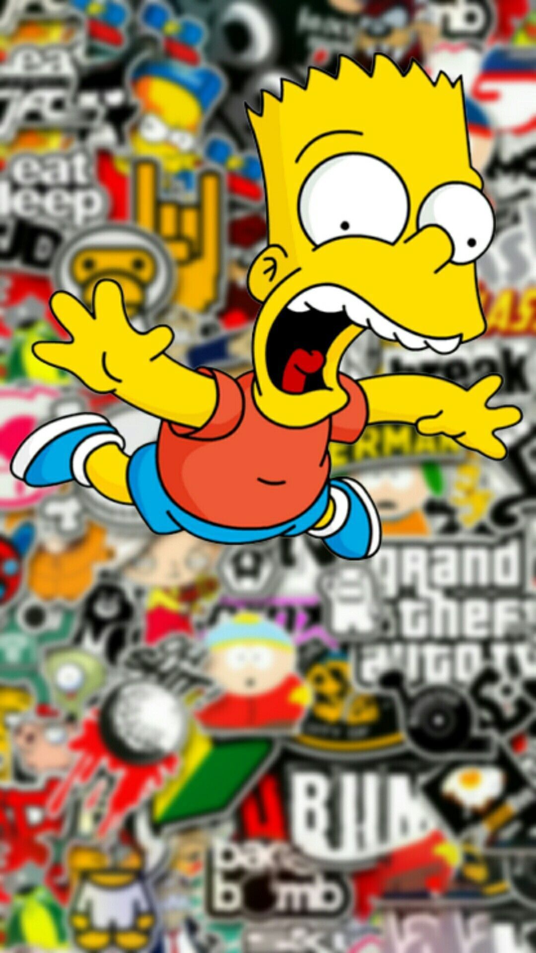 Más de 40 fondos de pantalla de BAPE Bart Simpson - Descarga