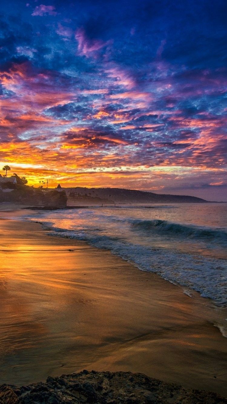 Fondo de pantalla de Beach Sunset para iPhone 6 gratis 28812 - Beach iPhone 6