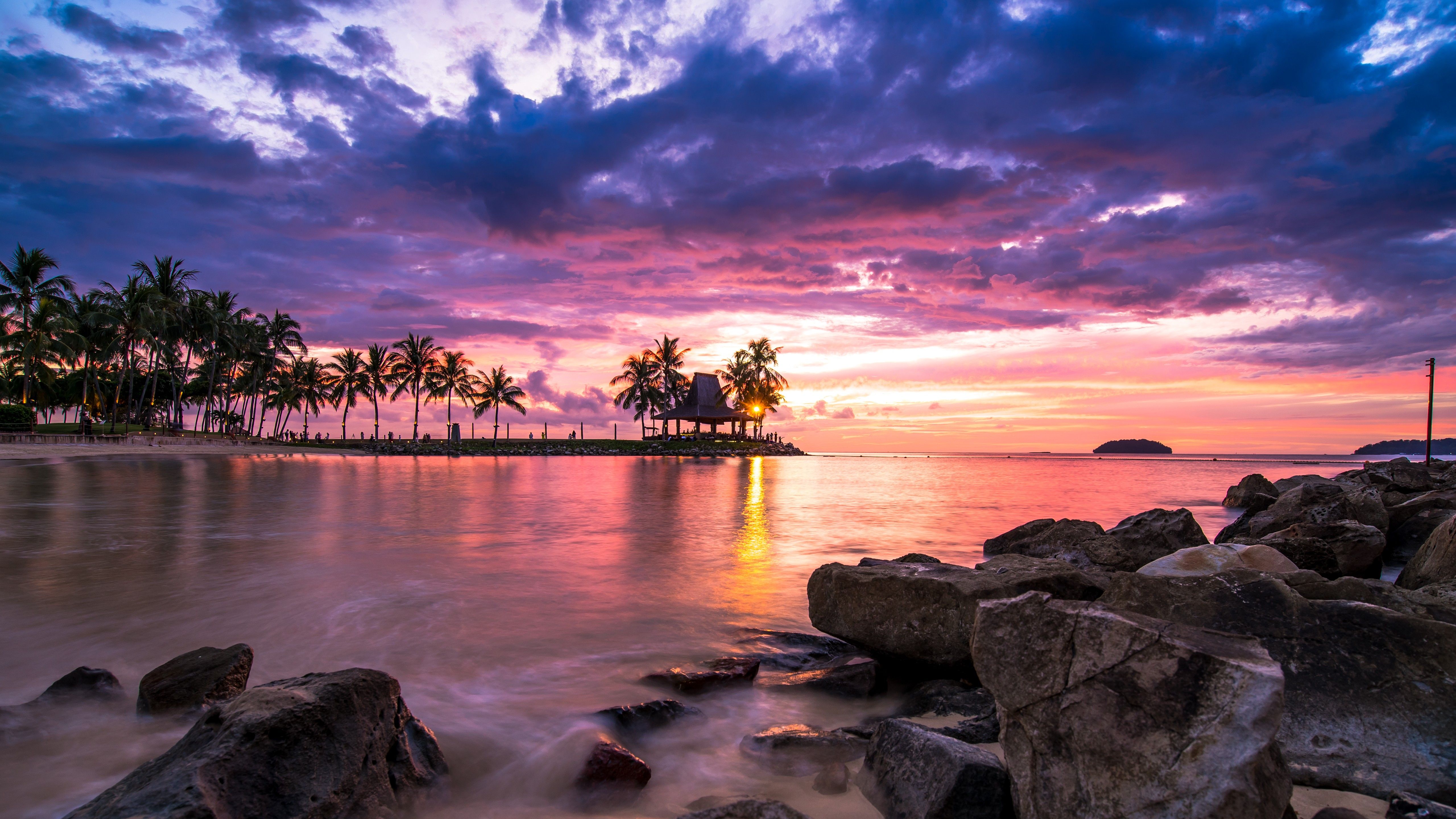Playas e islas HD Wallpapers - Beach Sunset Wallpaper Hd (# 10483