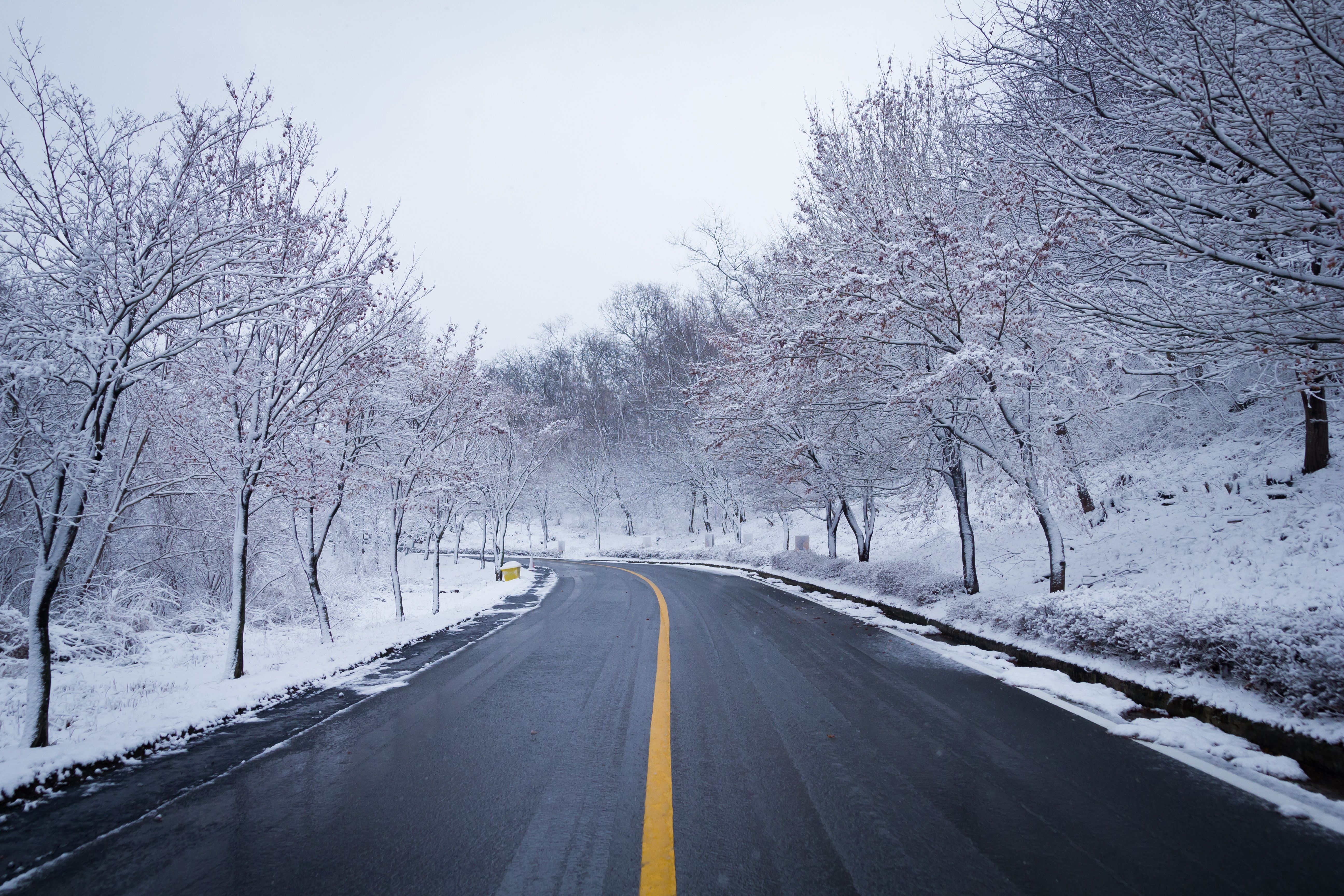 Snow Road Winter Ice Scenery 5k, HD Nature, 4k Fondos de pantalla, Imágenes