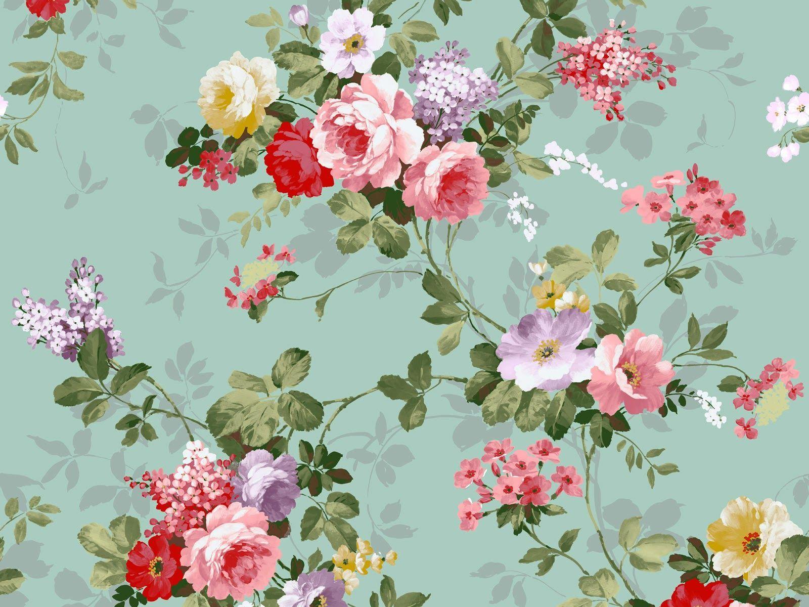 Vintage Flowers Wallpapers