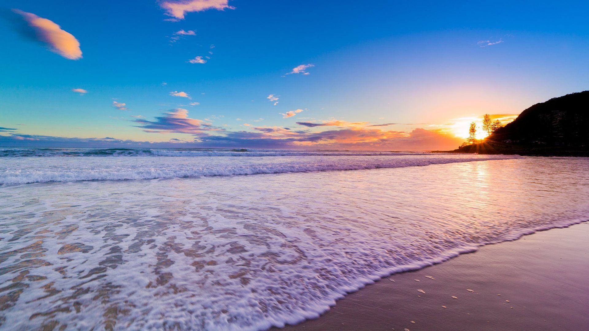 Beach Sunset Wallpaper, 35 imágenes de escritorio de Beach Sunset | Playa