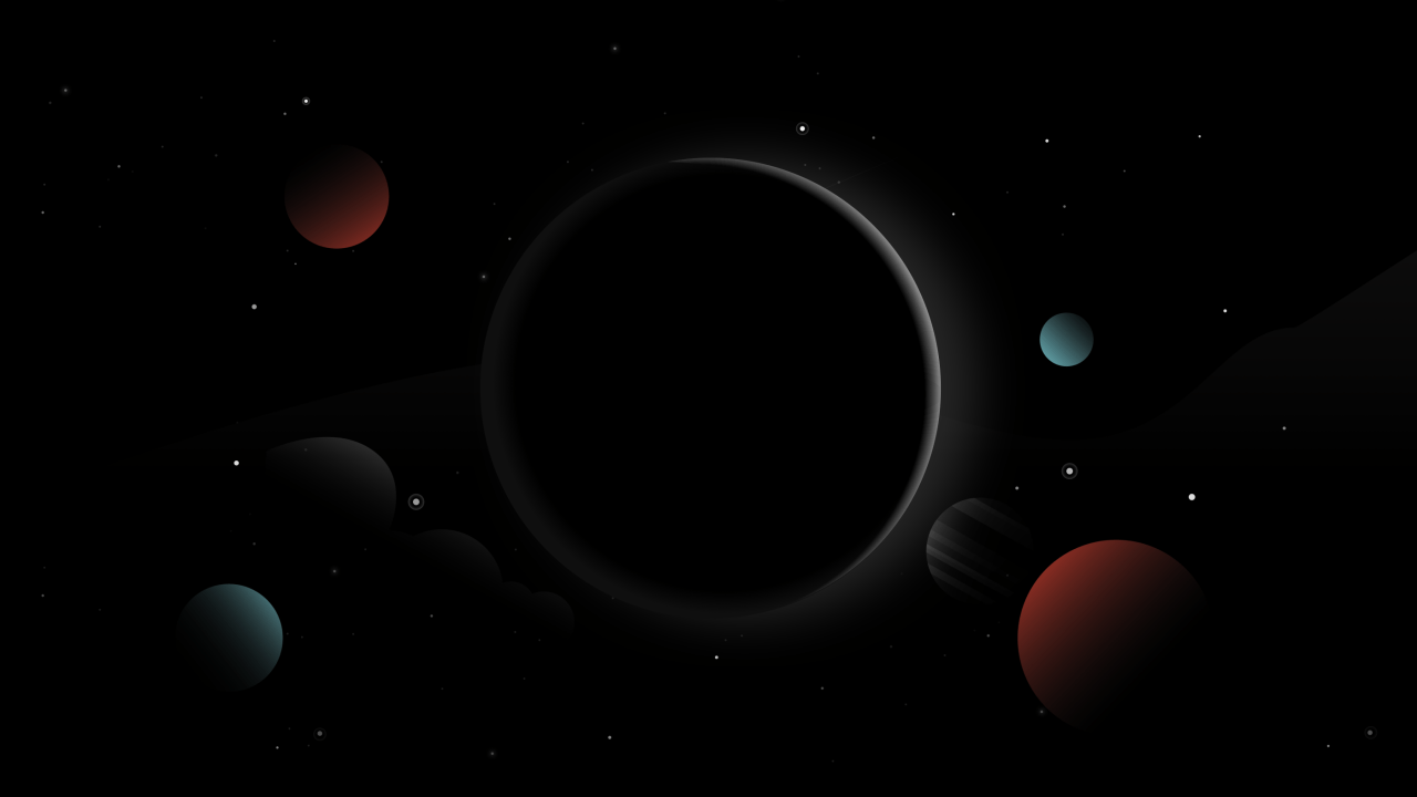 Fondos de pantalla de planetas, Luna, Sol, Oscuro, Estrellas, HD, Espacio, # 13127