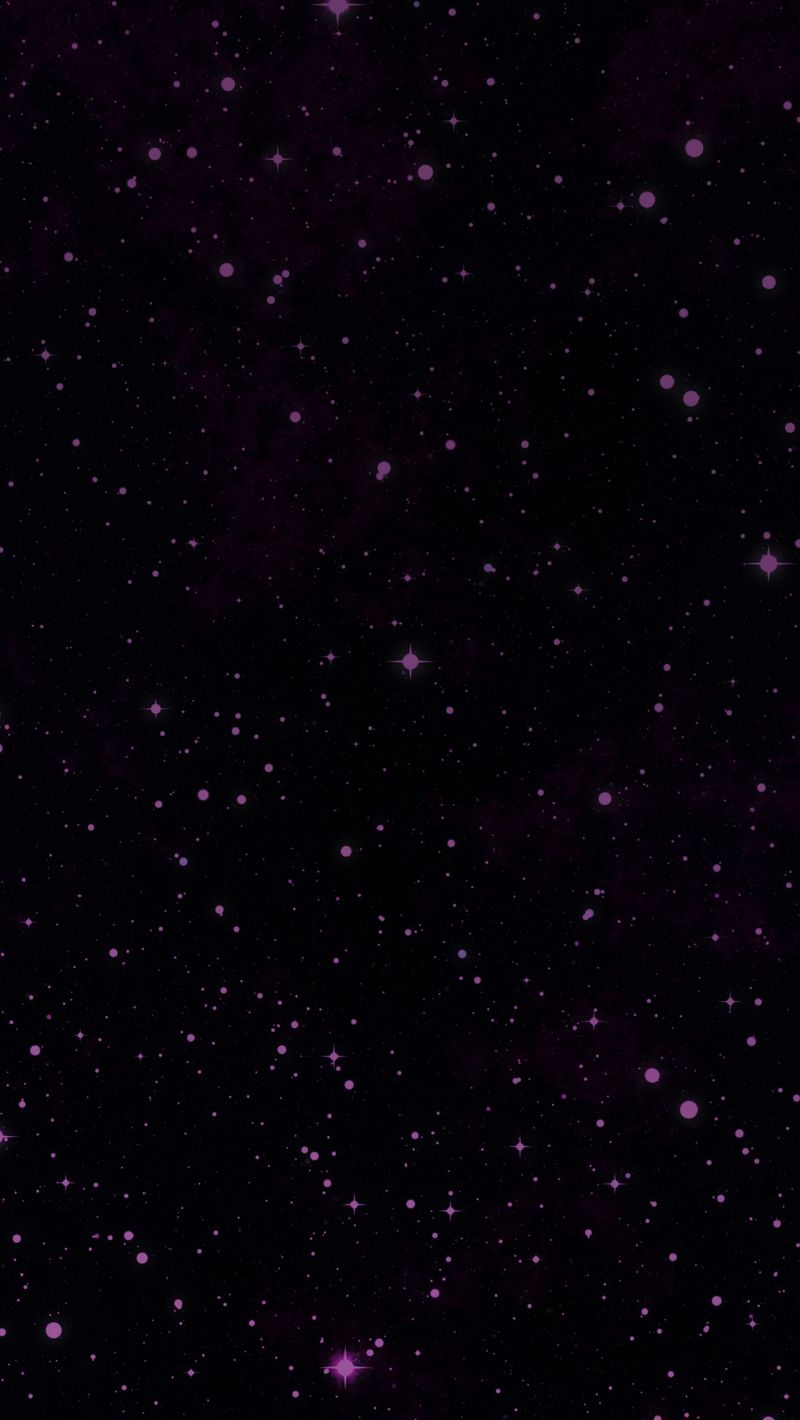 Descargar fondo de pantalla 800x1420 cielo estrellado, estrellas, brillo, lila, negro