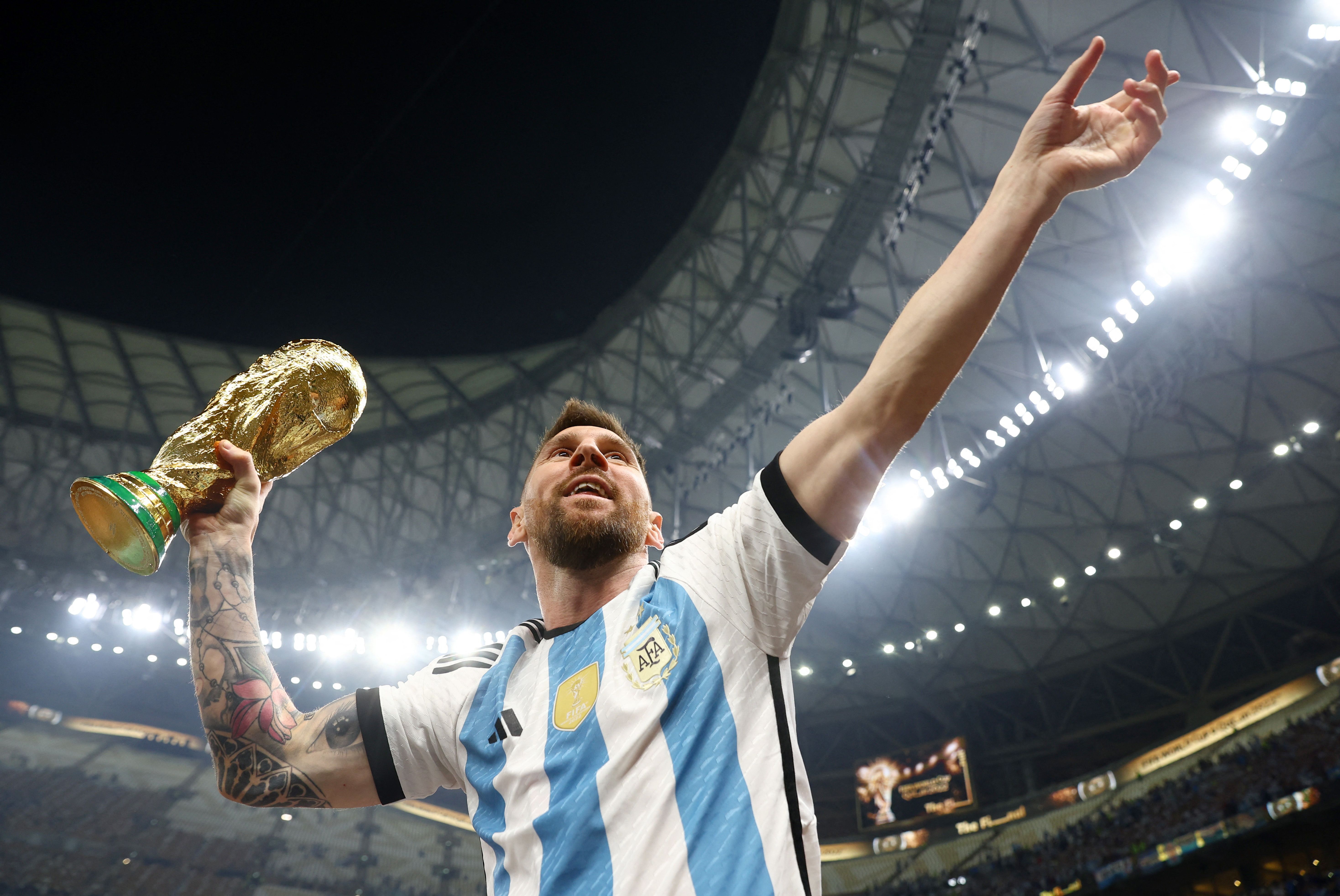 Fondos de pantalla de Messi Campeon del Mundo FondosMil
