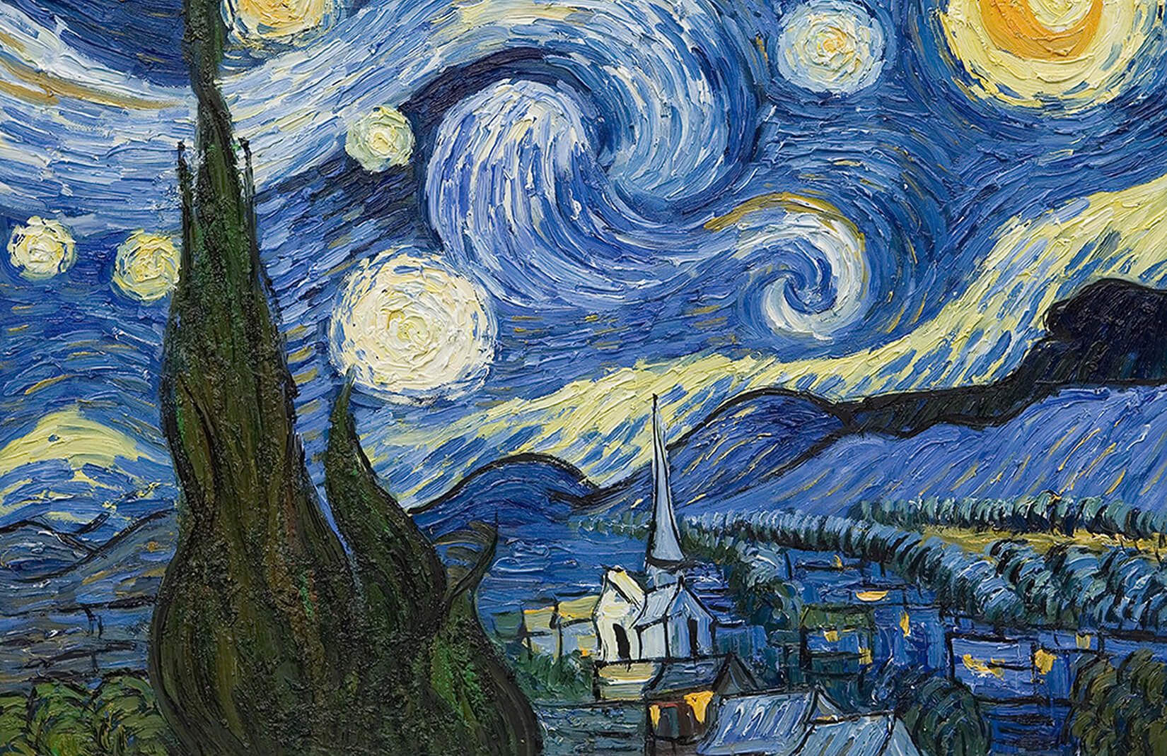 Noche estrellada de Van Gogh Art Mural Wallpaper - Murals Wallpaper