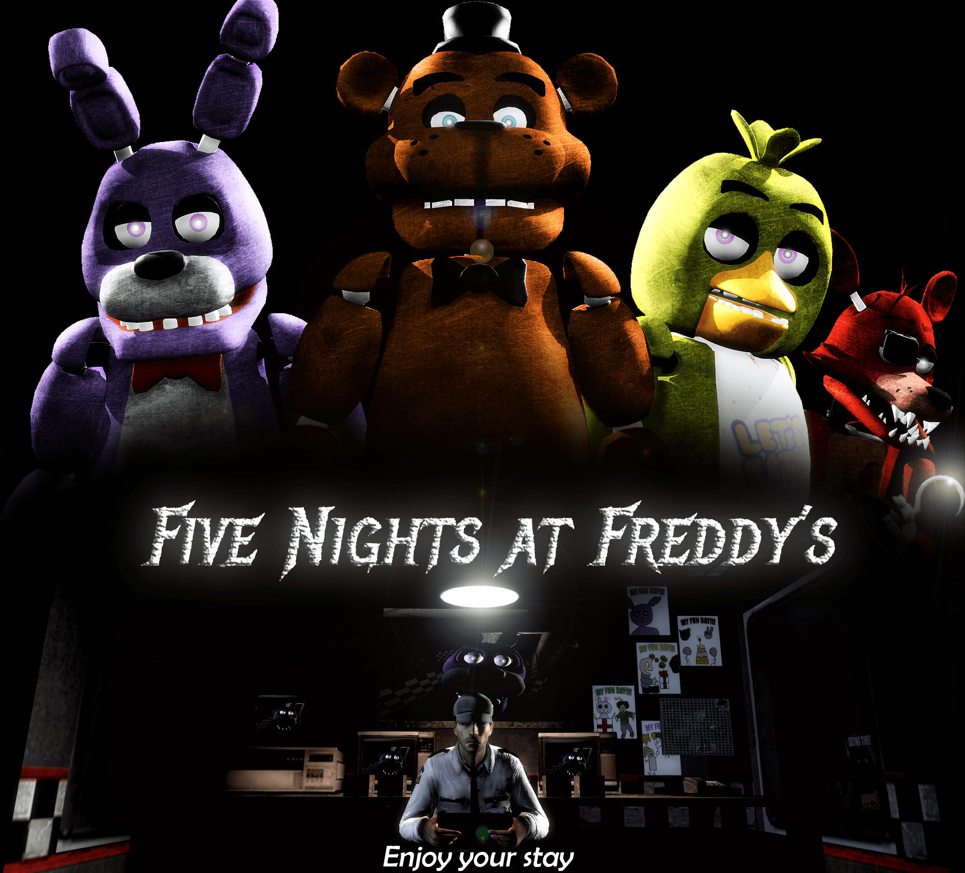Fondo de pantalla de Five Nights at Freddy's 1917x1735