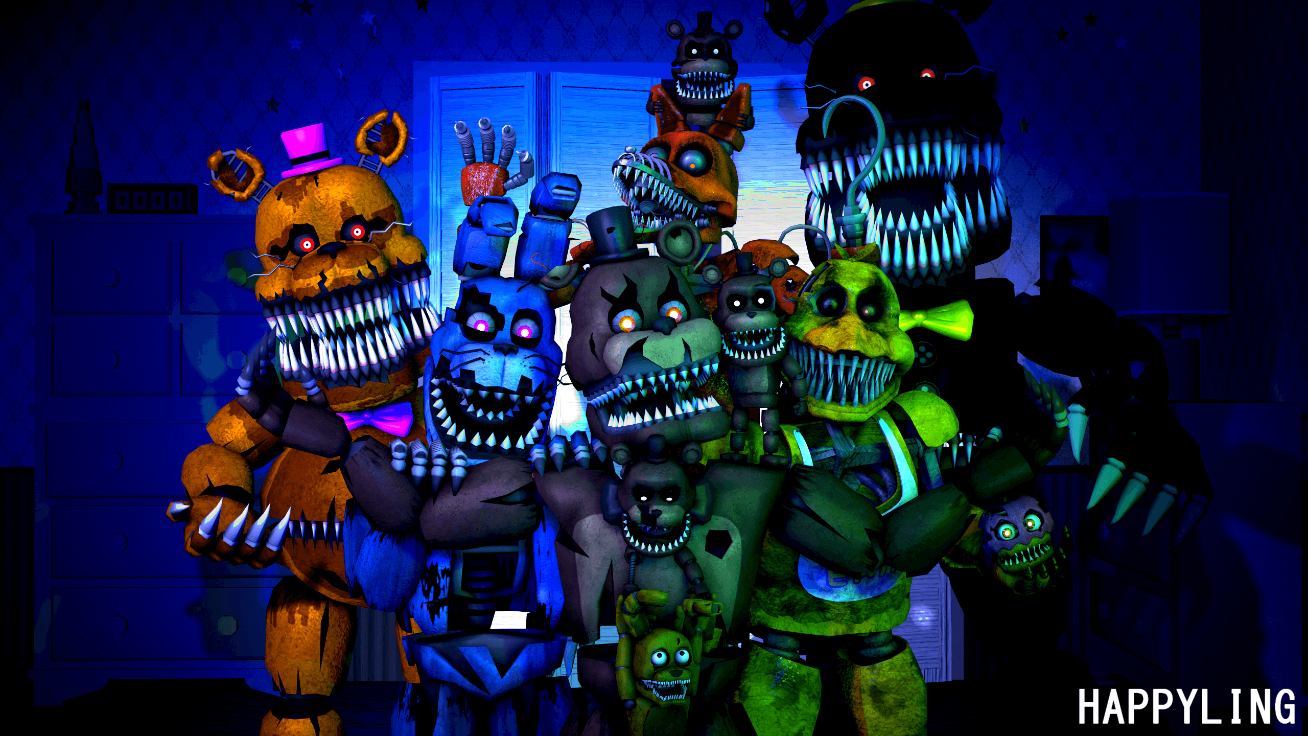 Fondo de pantalla de Five Nights at Freddy's 2560x1440