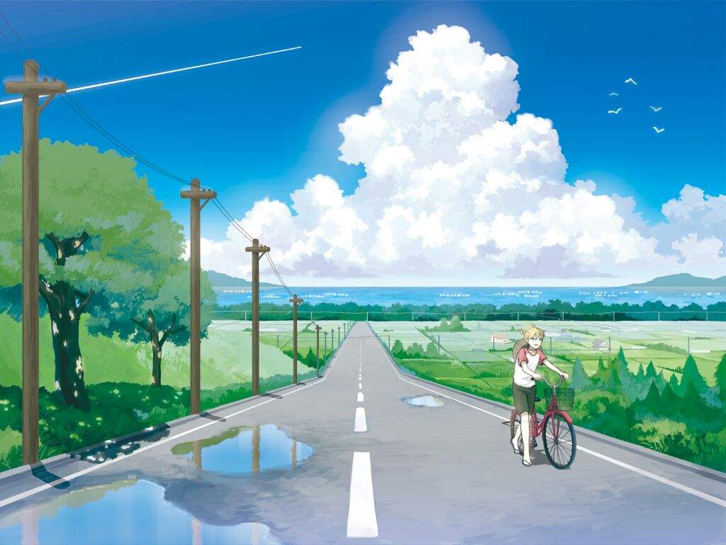 Fondos de pantalla de paisajes anime - FondosMil