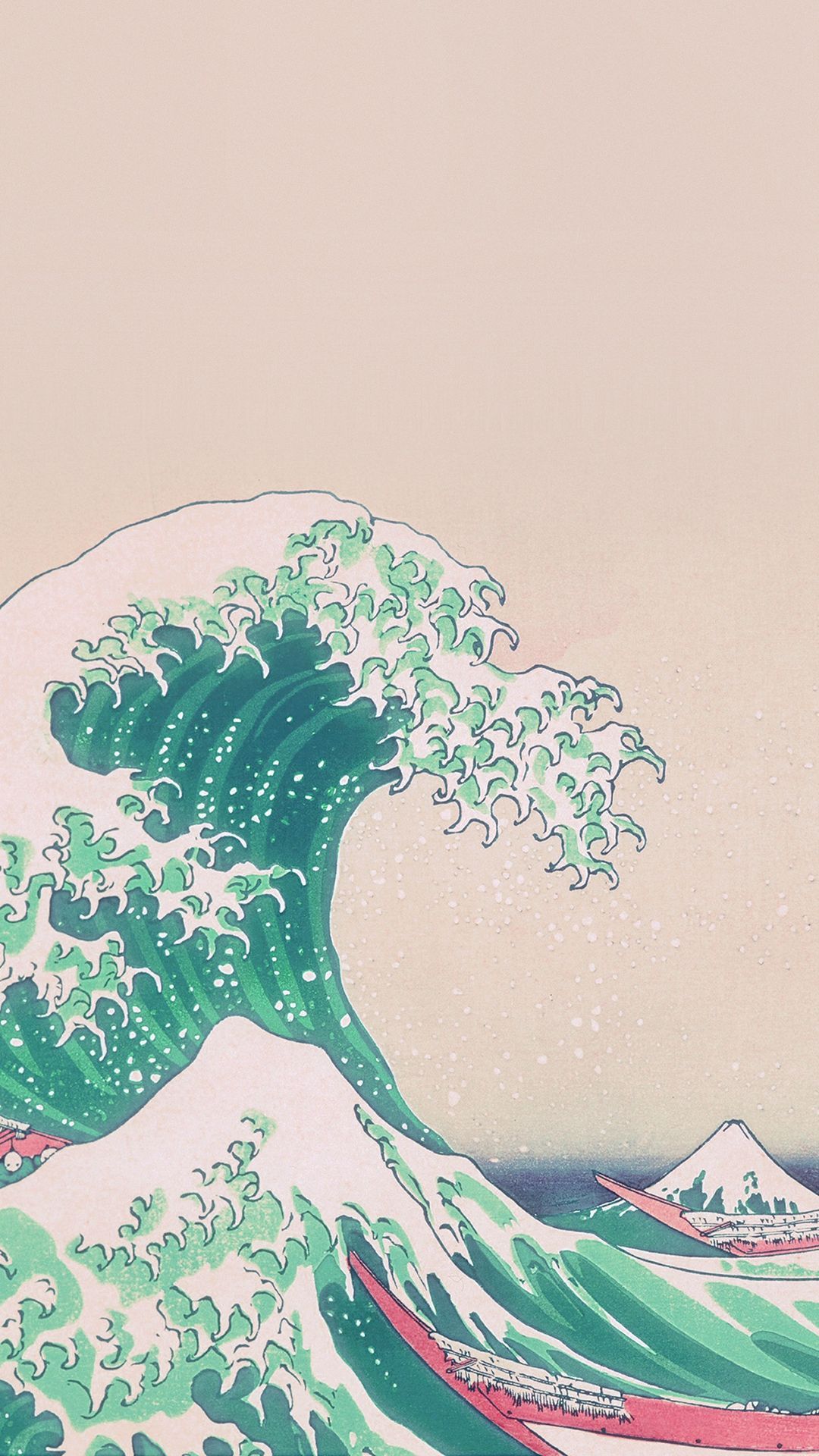 Pintura japonesa fondo de pantalla antiguo en 2019 | Revestimiento (arte) | Olas