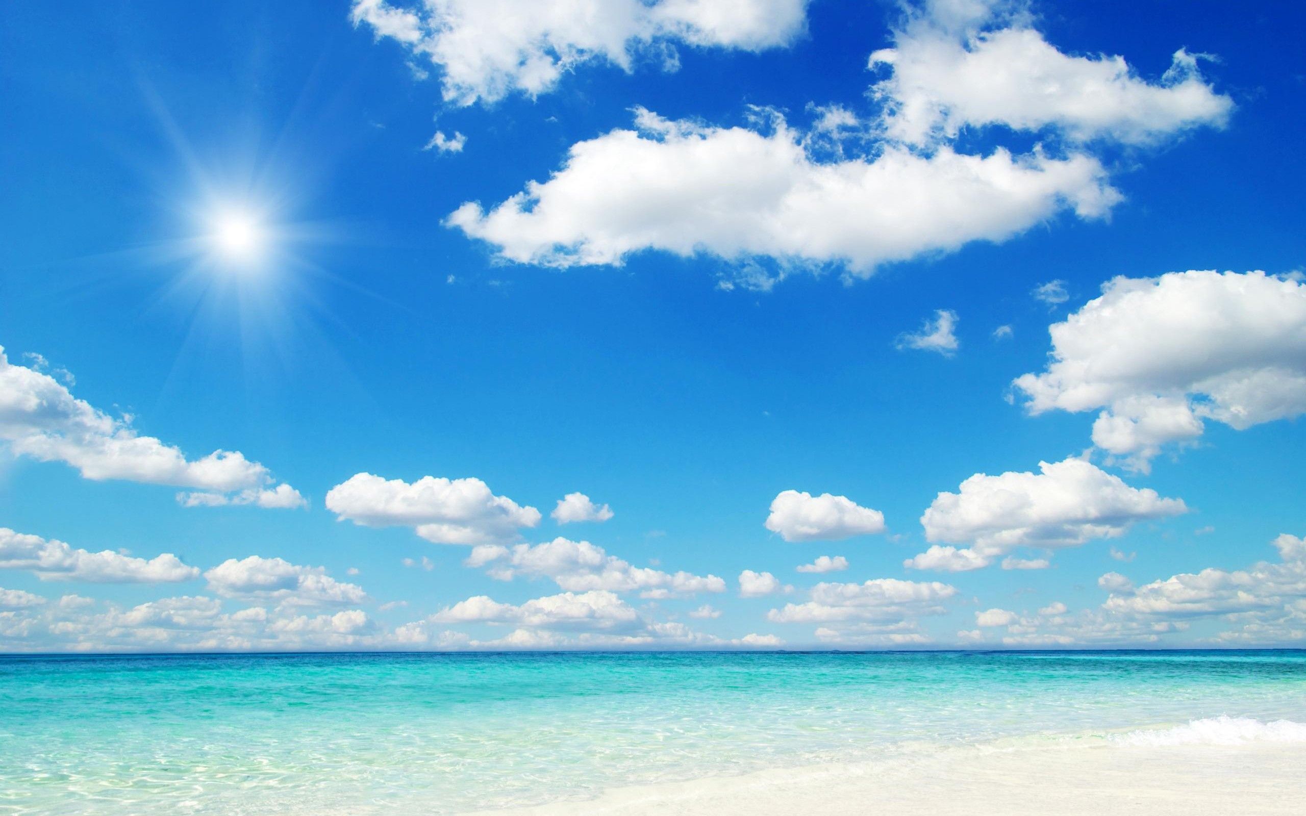 Fondo de pantalla de Beach Blue Sky - Beautiful Beach Sky (# 146387) - HD