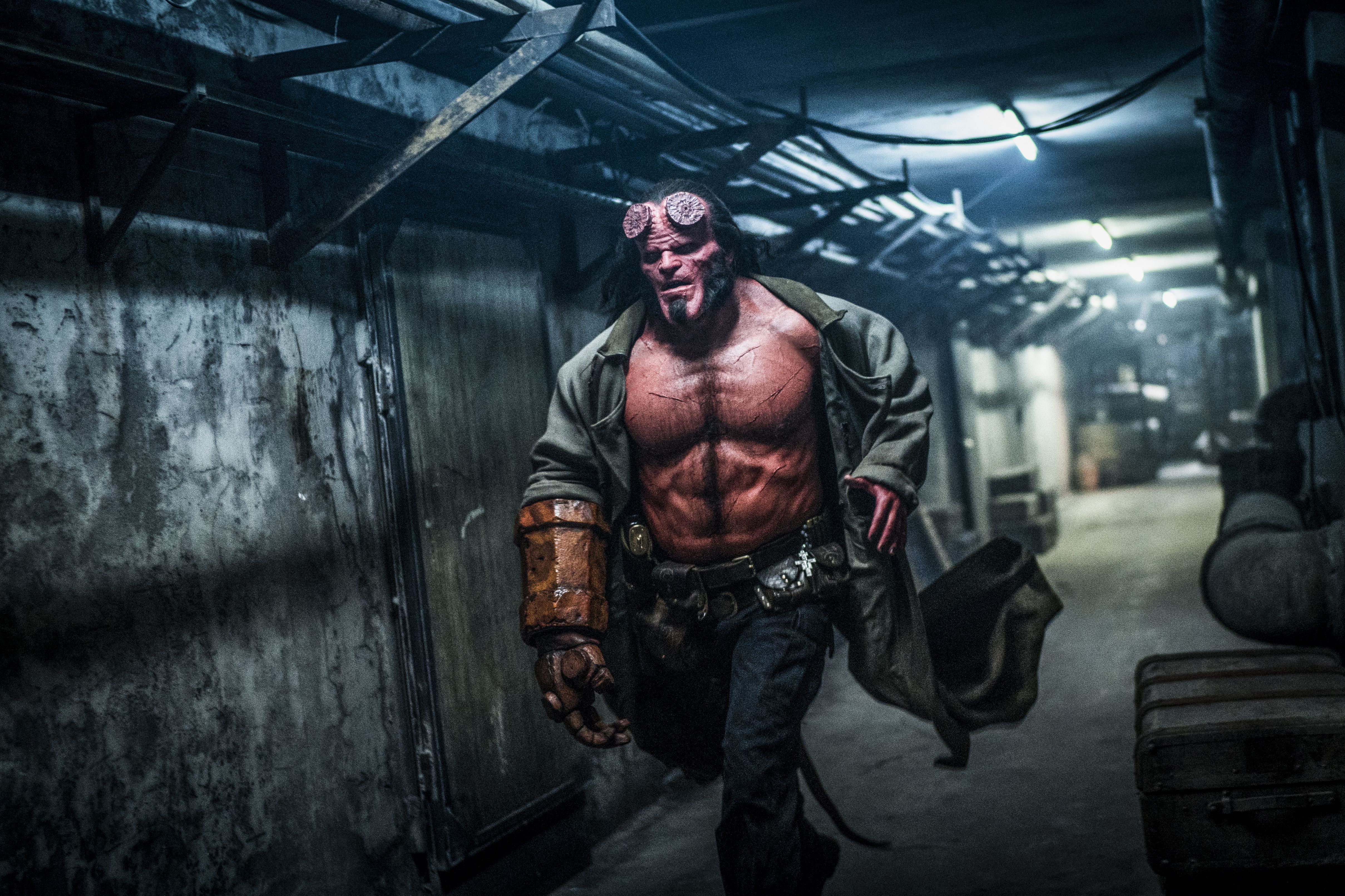 David Harbour As Hellboy 2019 4k películas fondos de pantalla, hellboy