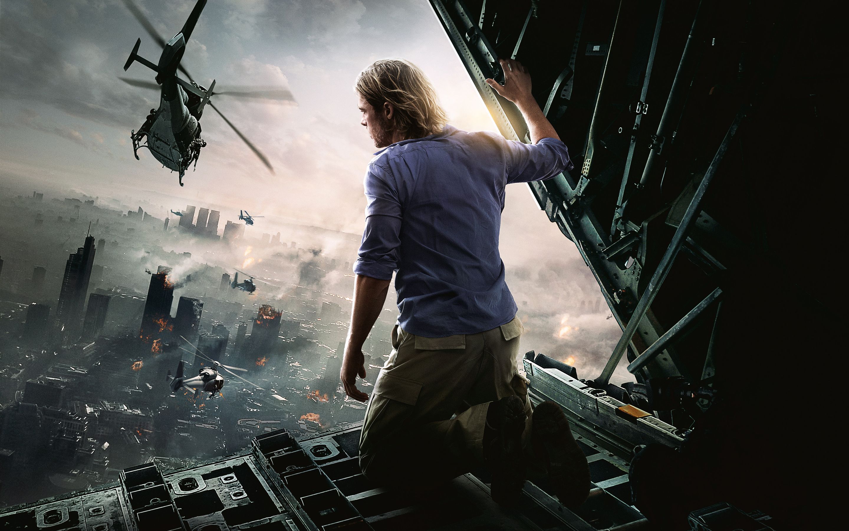 Brad Pitt Guerra Mundial Z Película Fondos de pantalla | HD Wallpapers | ID # 12455