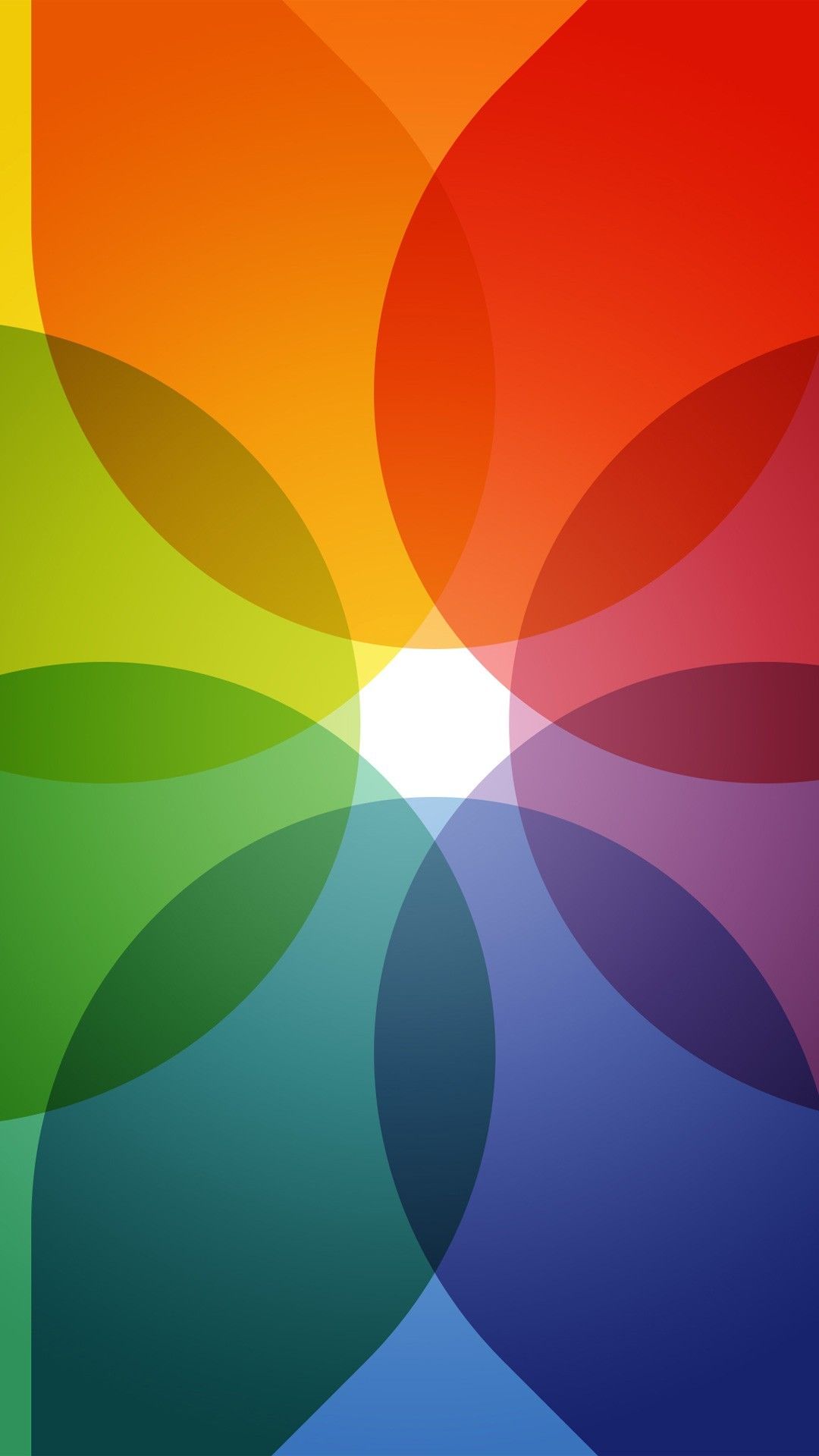 Círculos de colores | iPhone fondo de pantalla