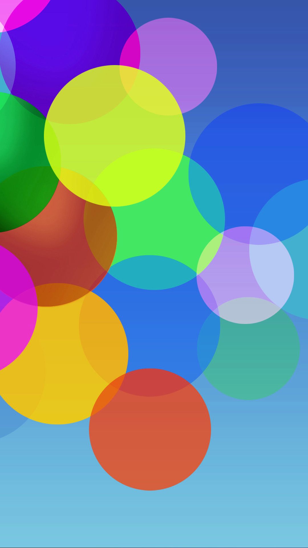 Descargar gratis Colorful Minimal Circles Bubbles fondo de pantalla de Android