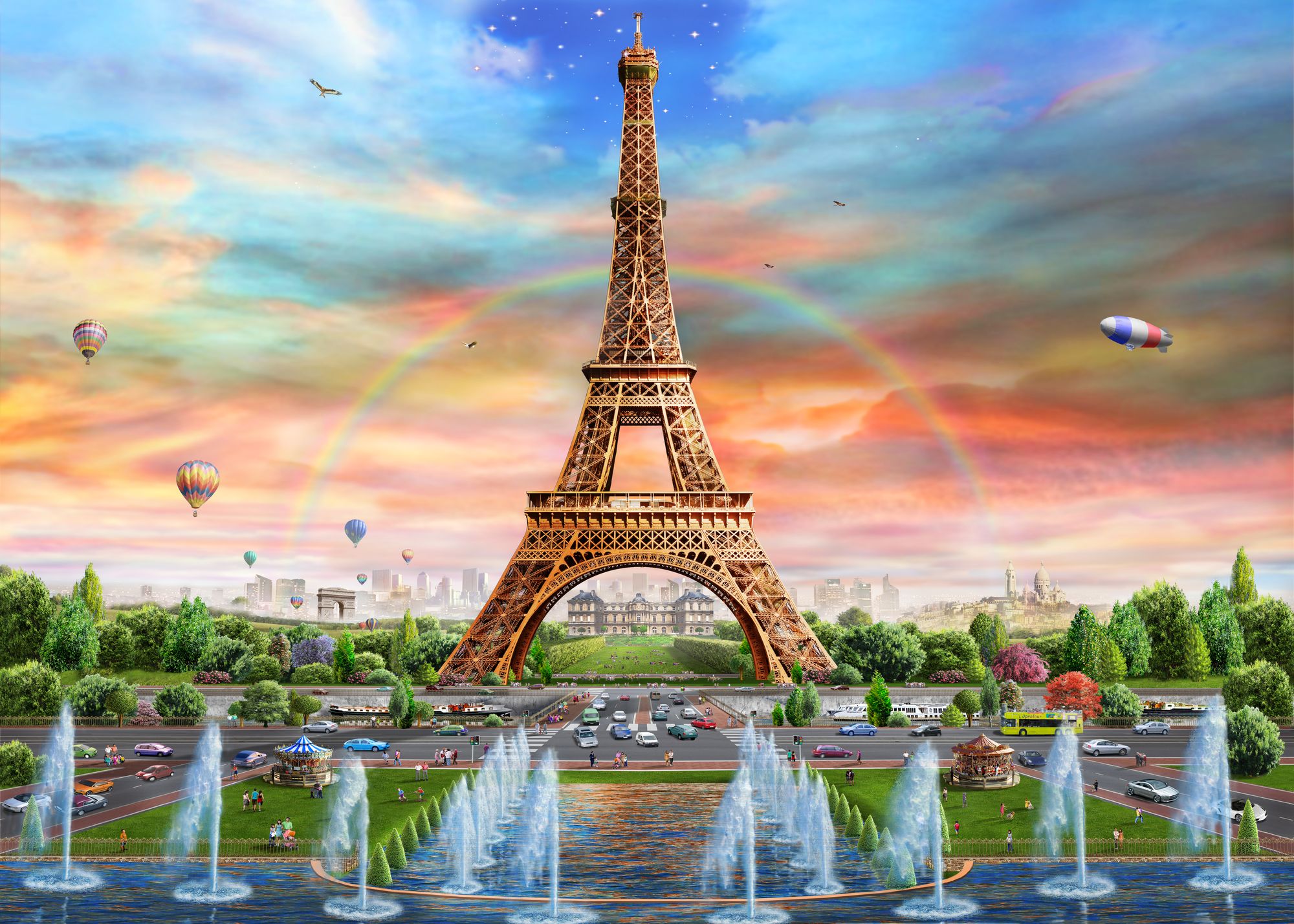 Fondos de pantalla de la torre Eiffel - FondosMil