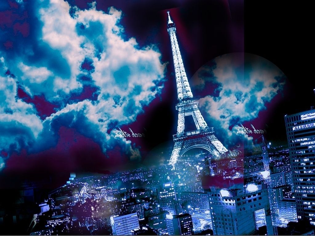 Más de 65 fondos de pantalla de Eiffel Tower Blue - Descarga