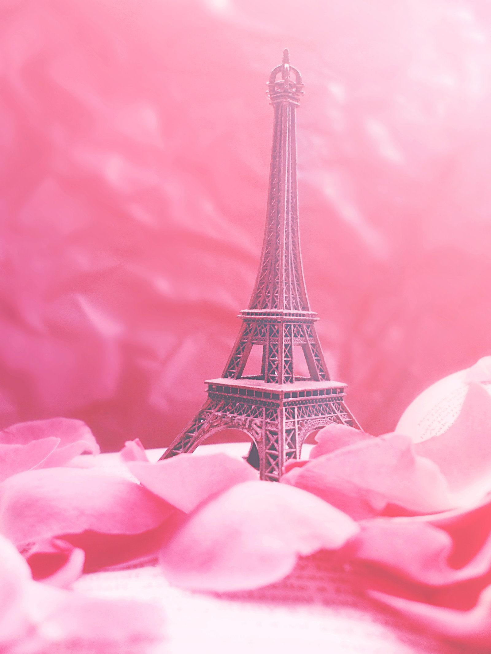 Pink Eiffel Tower Wallpaper | PiP - Paris in Pink de Redanshy en