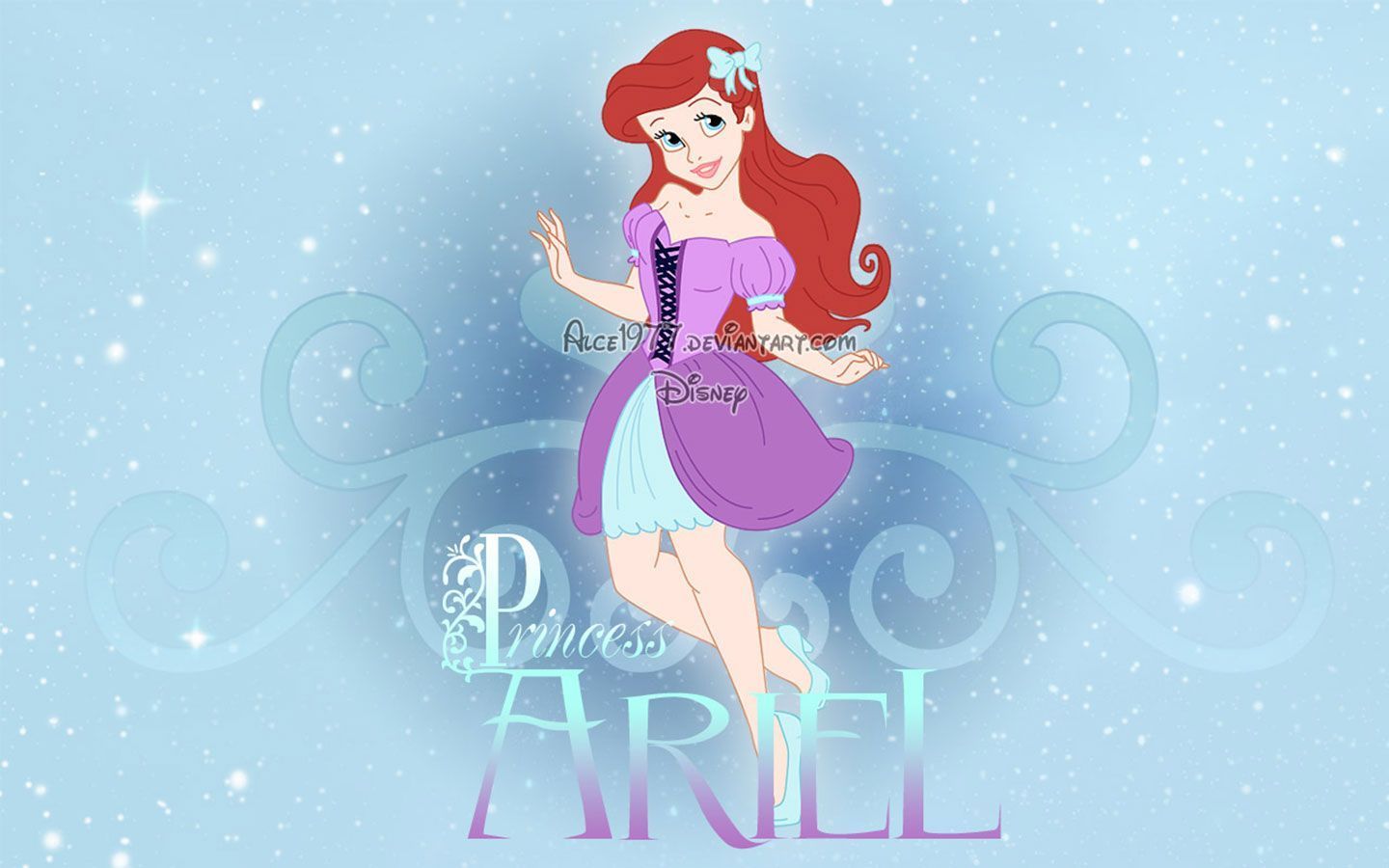 Alta resolución Disney Princess Ariel Wallpaper Full Size 1440x900