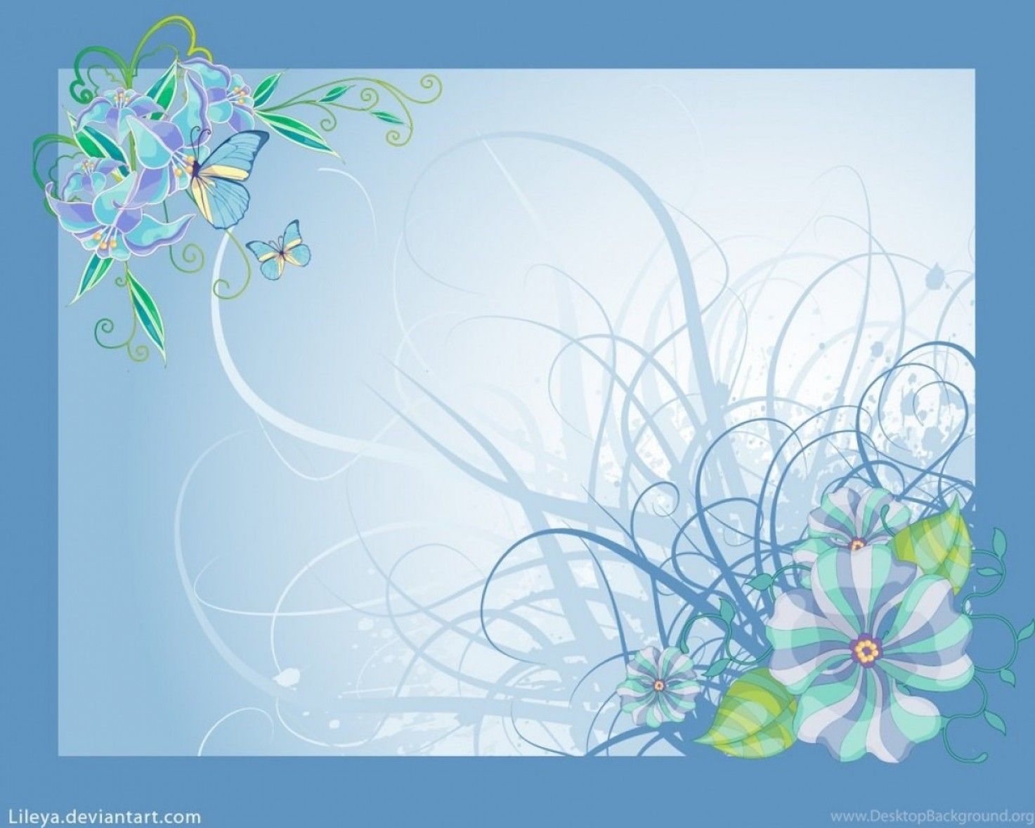 Vector Flower Wallpapers Por Lileya En Deviantart | HandandBeak