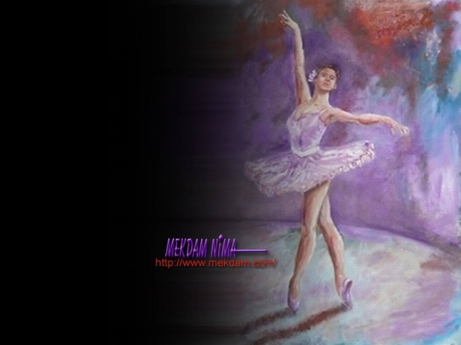 The Ballerina Wallpaper | Pintura al óleo sobre lienzo