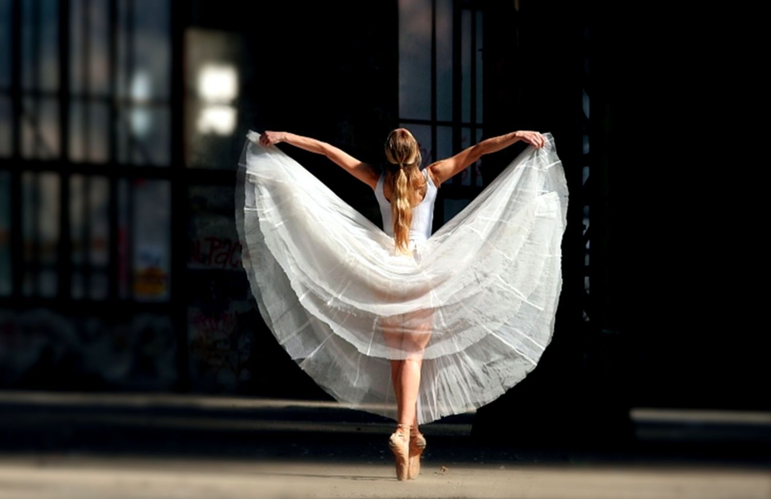 City Ballerina Wallpaper | Zoom Wallpapers