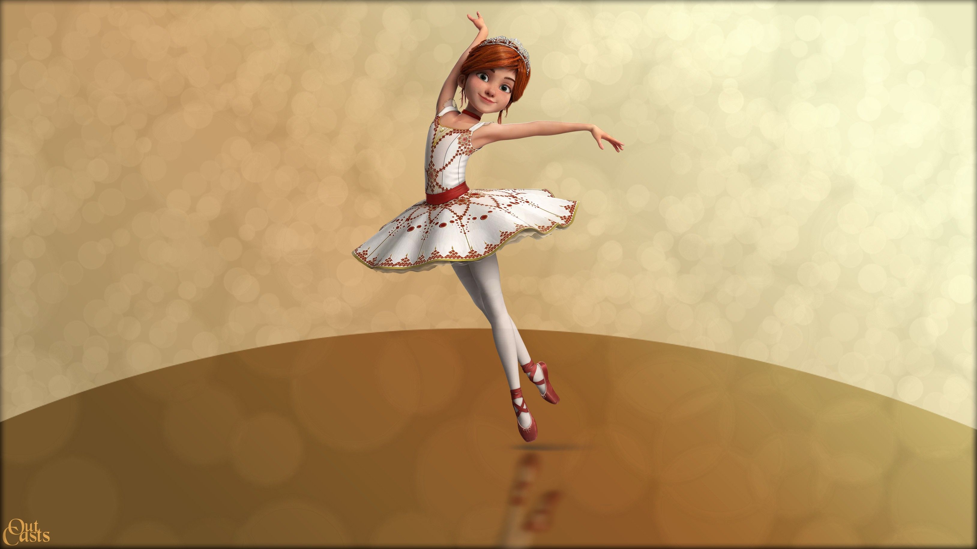 Fondos de pantalla: bailarina, salto, F licie Milliner 3256x1831