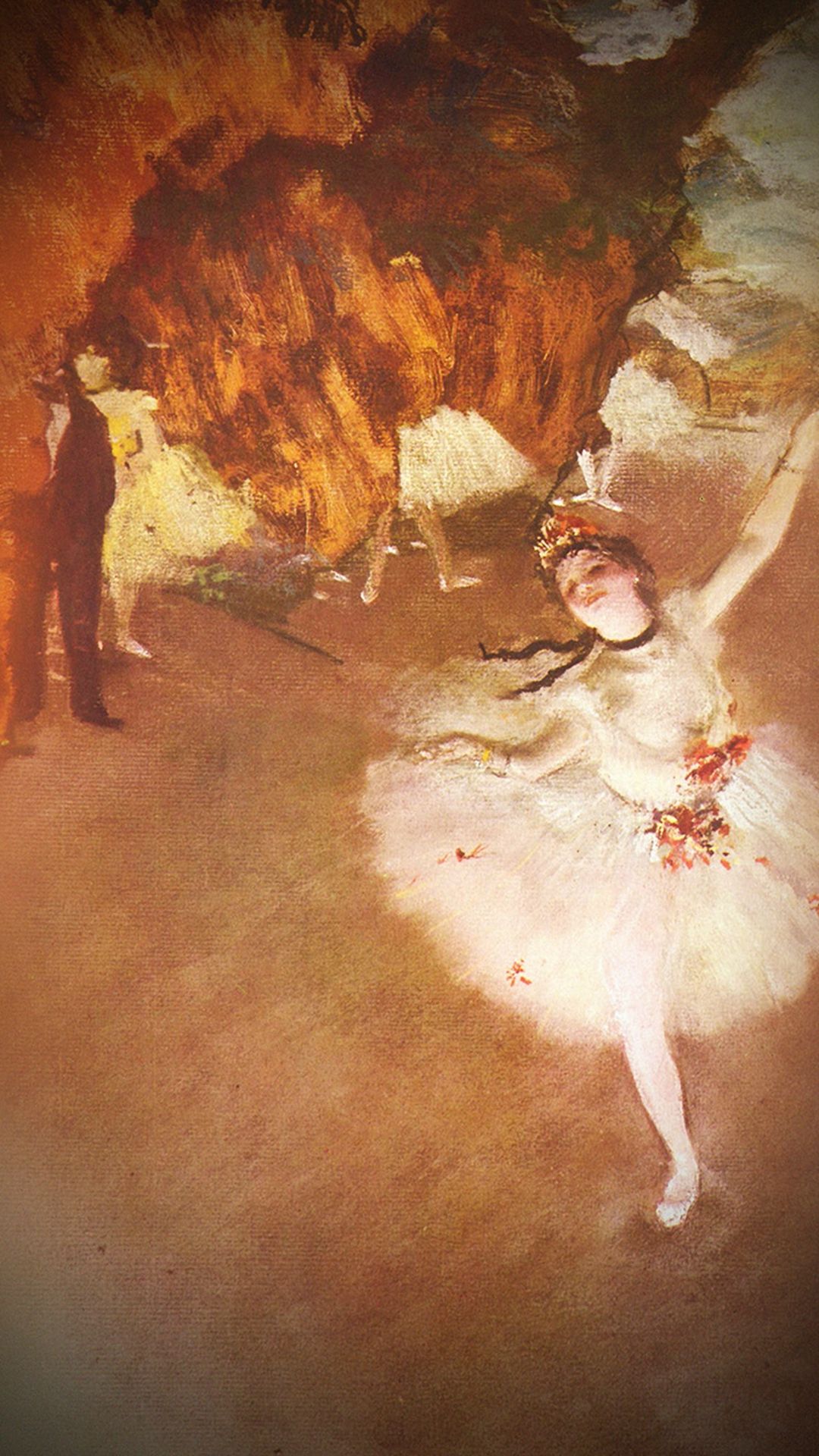 Edgar Degas Ballerina Classic Painting Art Illust iPhone 8