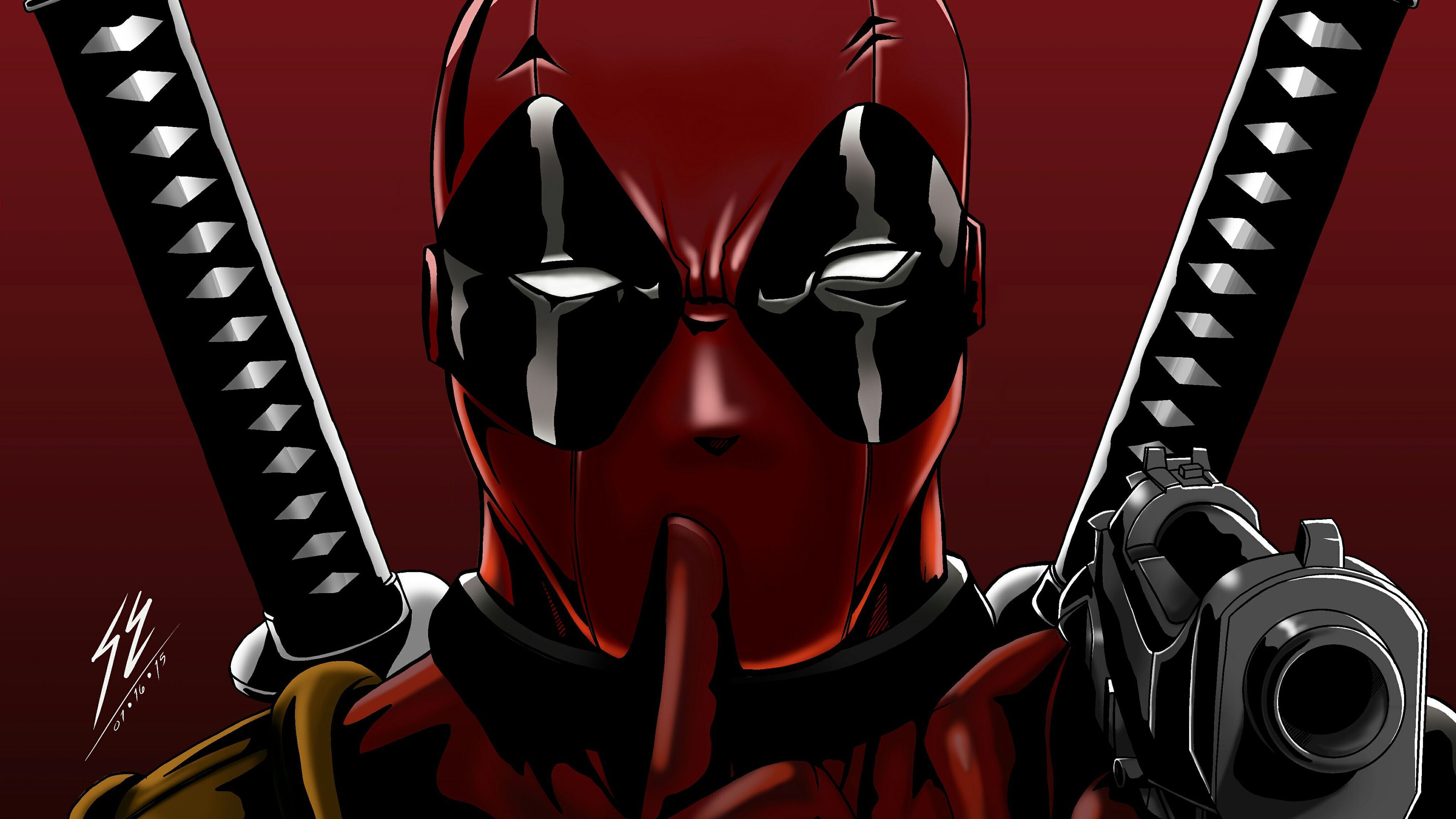 Deadpool Digital Arts 4k superhéroes fondos de pantalla, fondos de pantalla hd