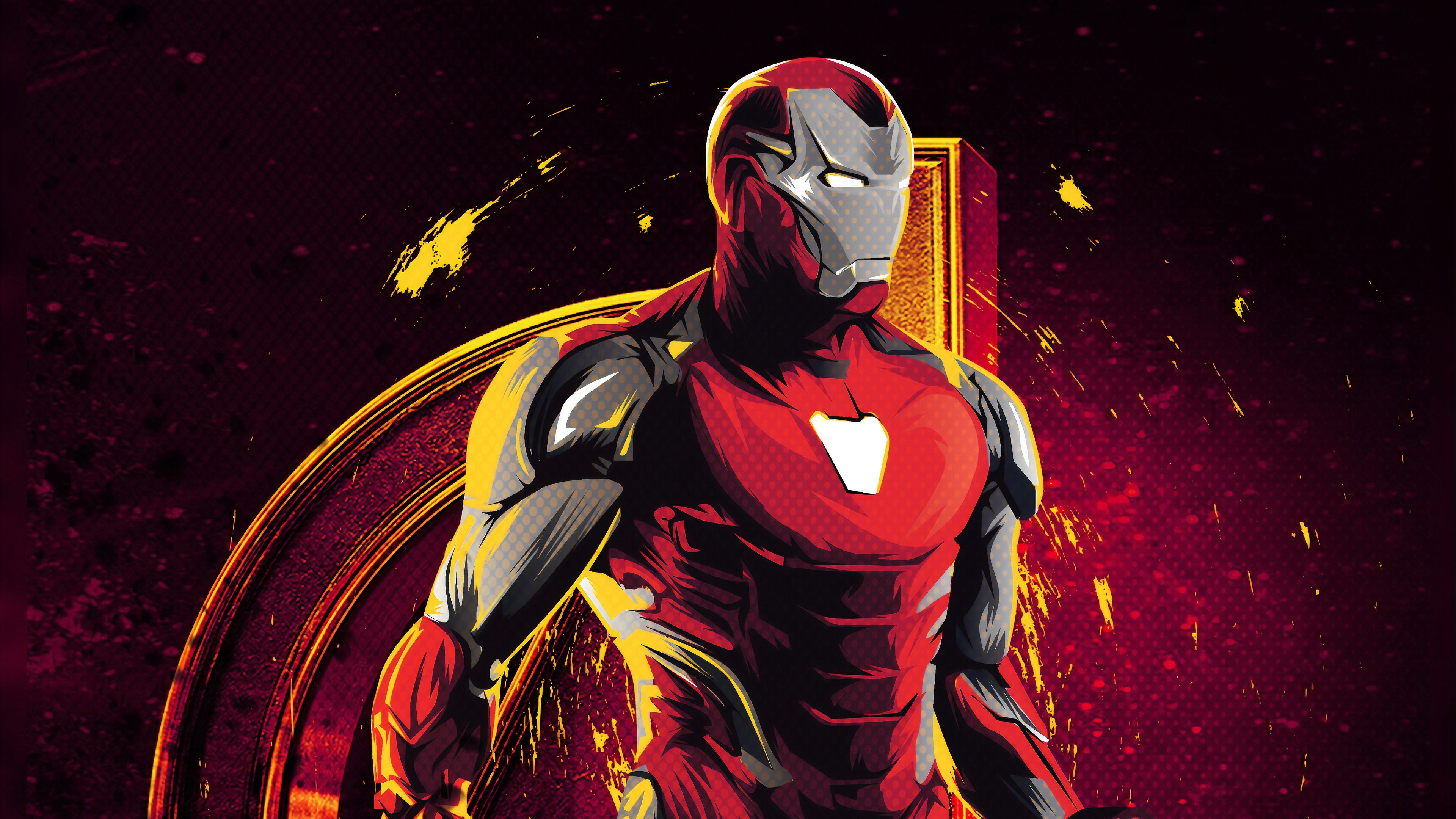 Fondo de pantalla 4k Iron Man Avenger 4k-fondos de pantalla, ilustraciones fondos de pantalla
