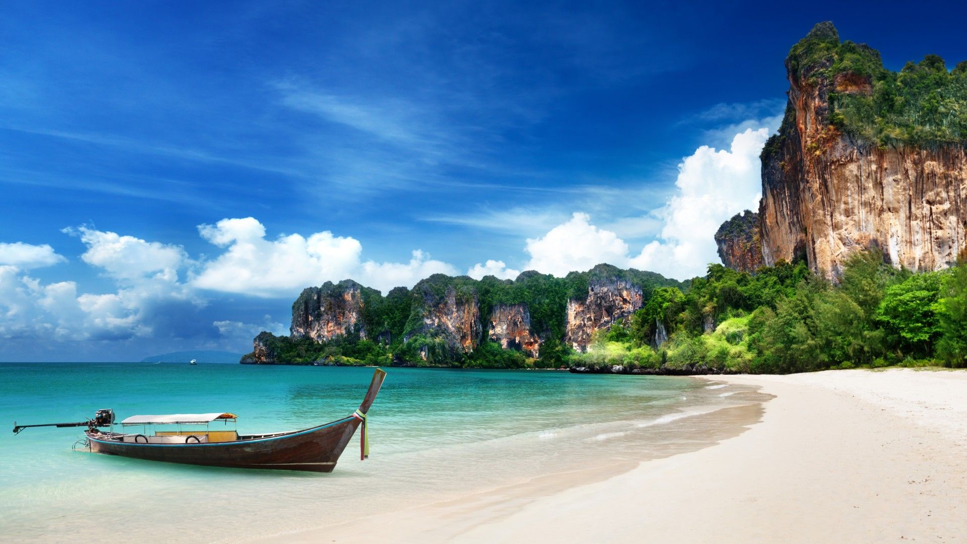Fondo de pantalla de Playa Krabi, HD, fondo de pantalla 4K, Tailandia, Las mejores playas de