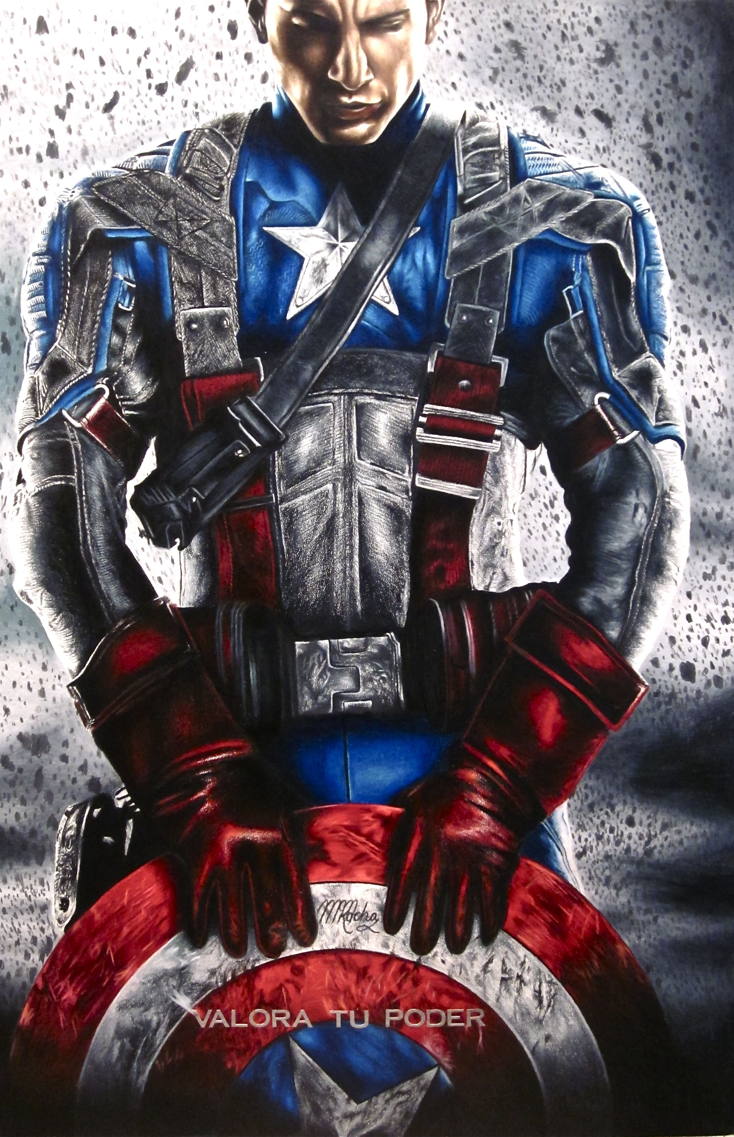 Fondo de pantalla del Capitán América 2553x3953