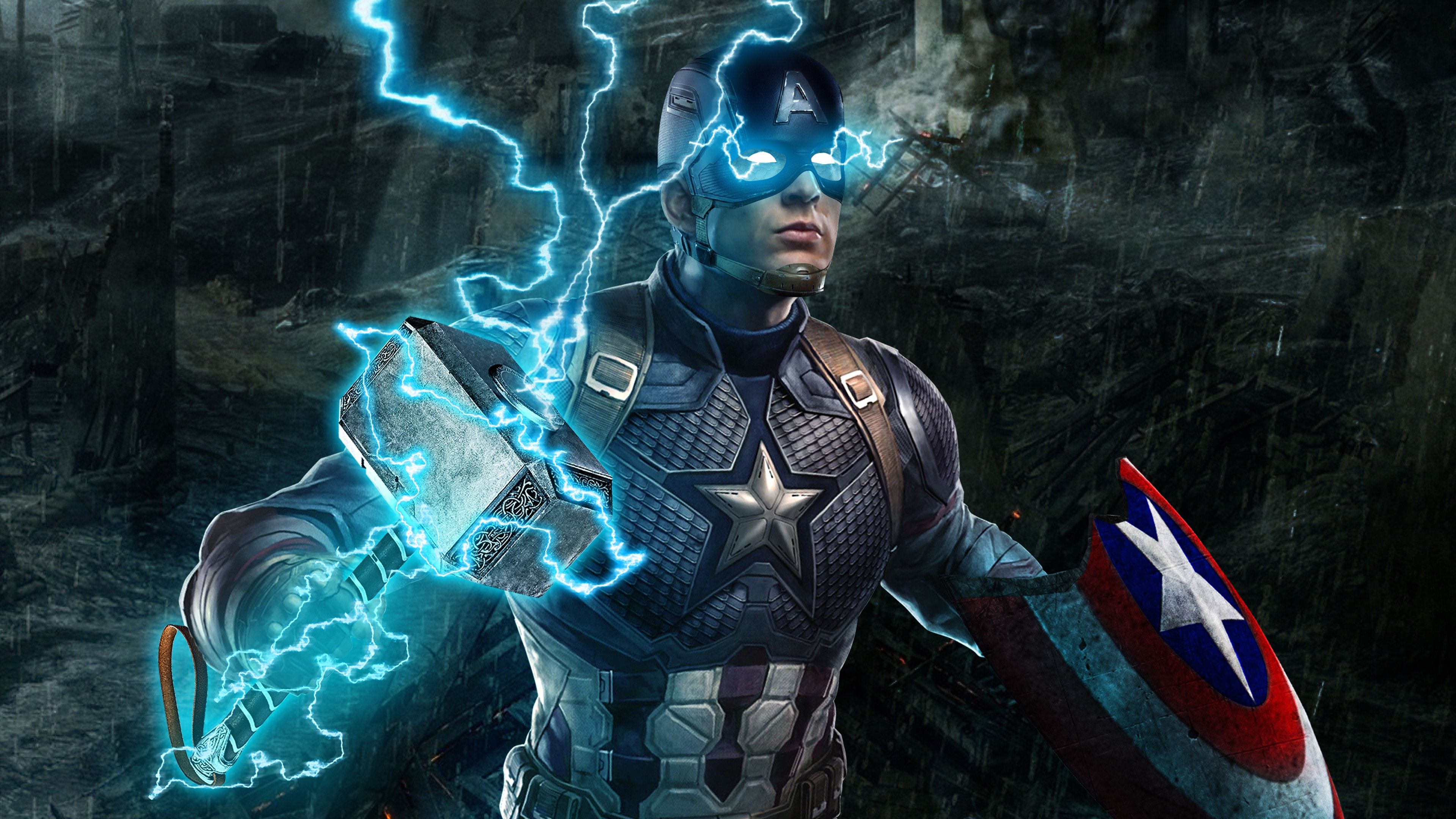 Fondo de pantalla 4K del Capitán América en Avengers Endgame | HD Wallpapers