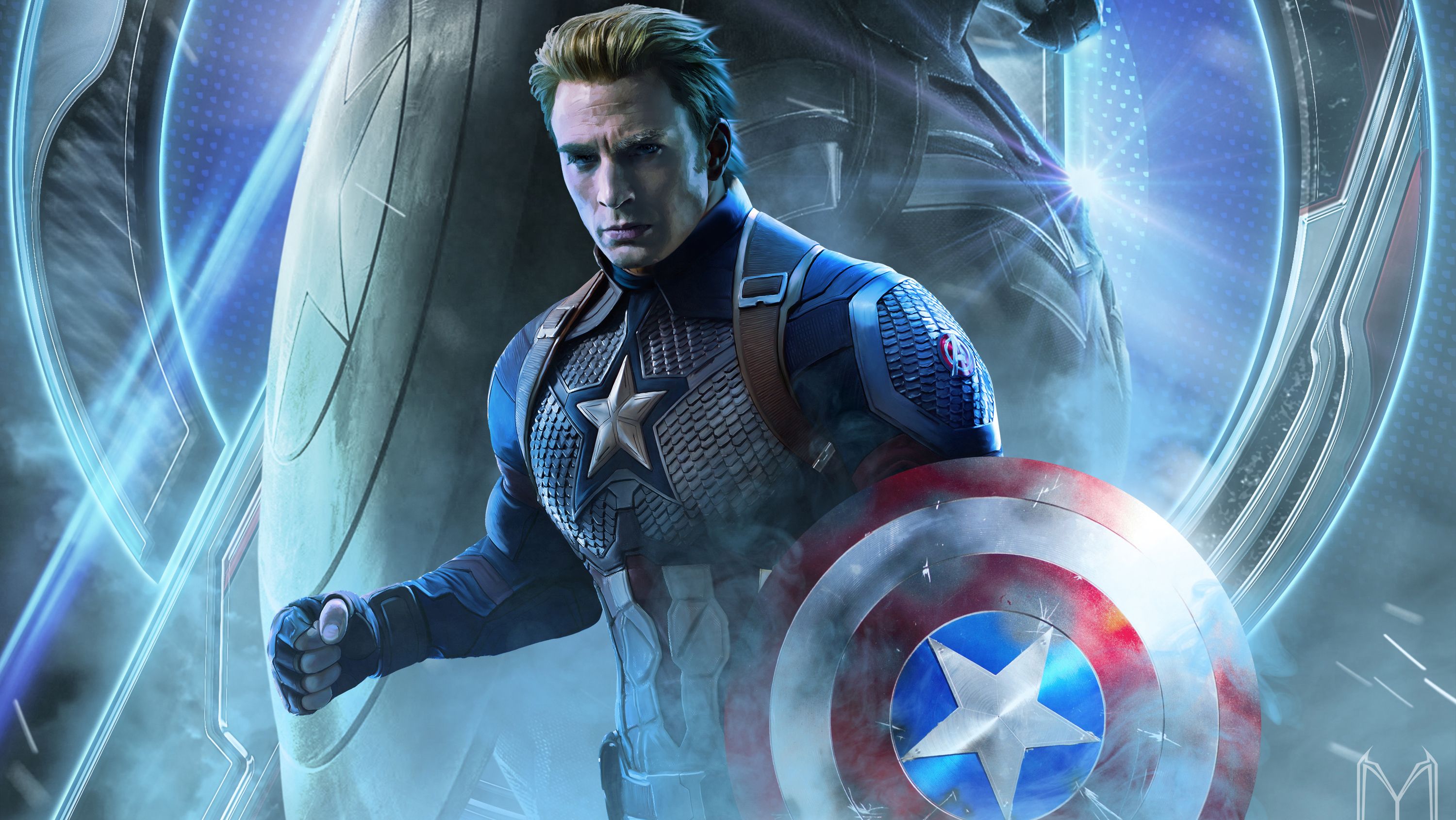 Capitán América en Avengers Endgame 2019, películas HD, fondos de pantalla 4k
