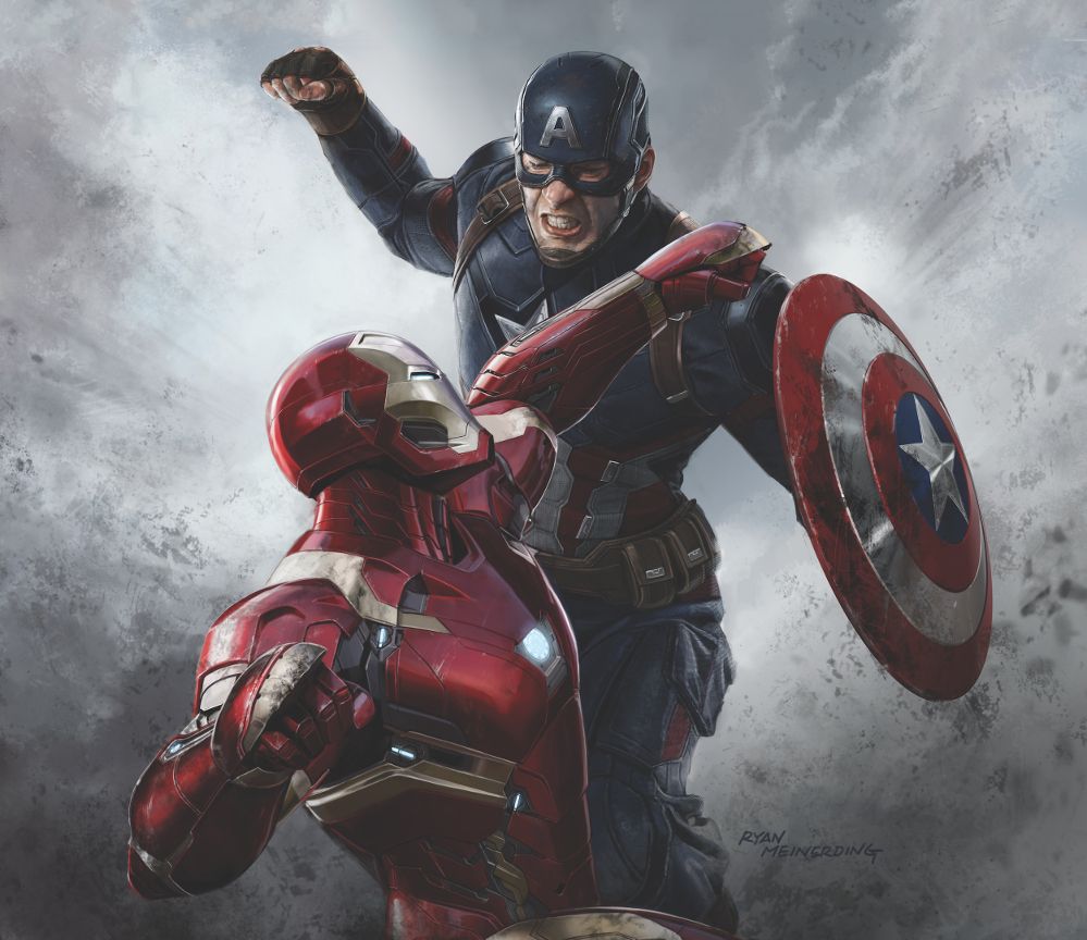 17+] Fondos de Iron Man Vs Capitán América