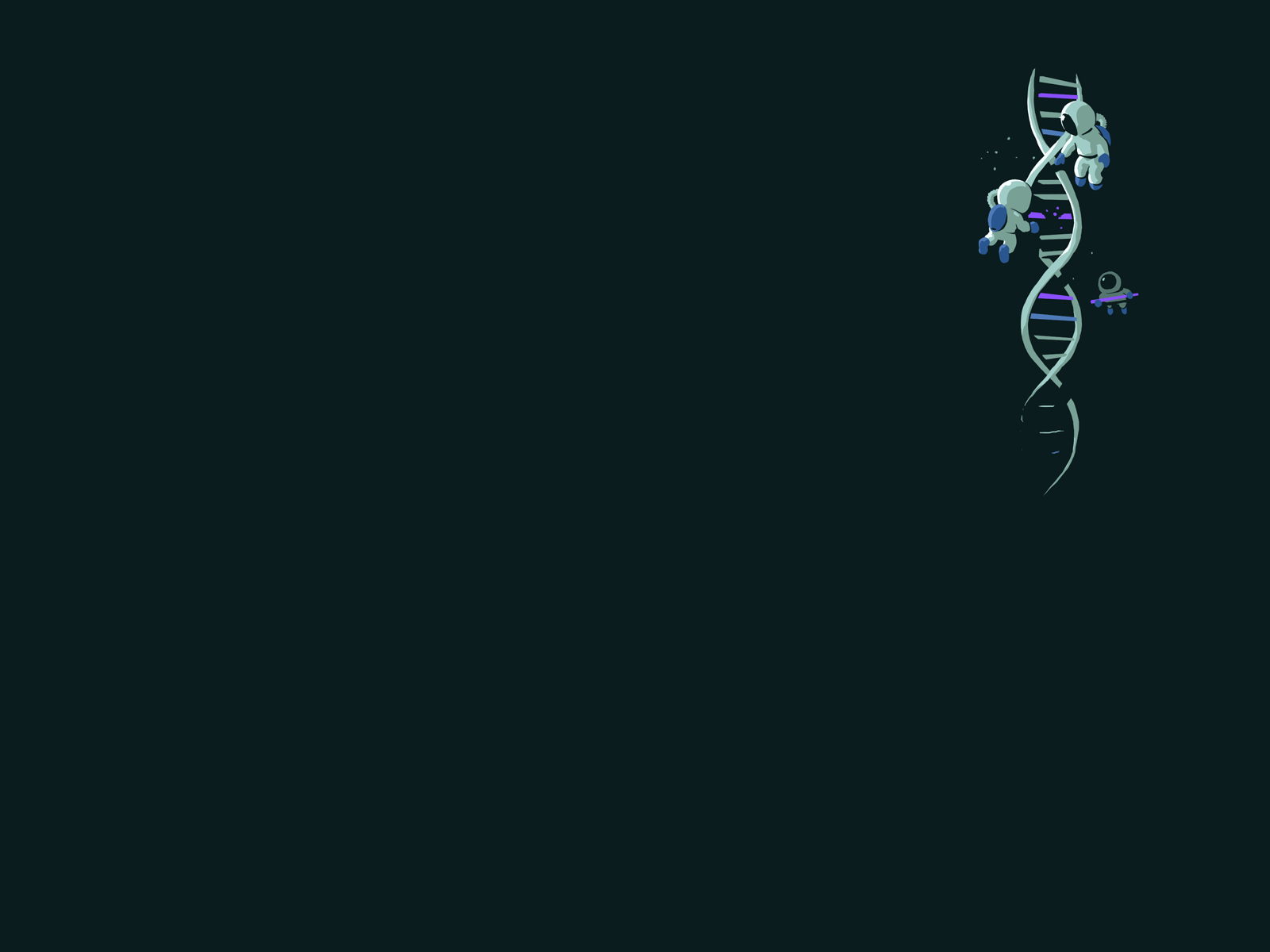 46+] Fondo de pantalla de ADN de doble hélice