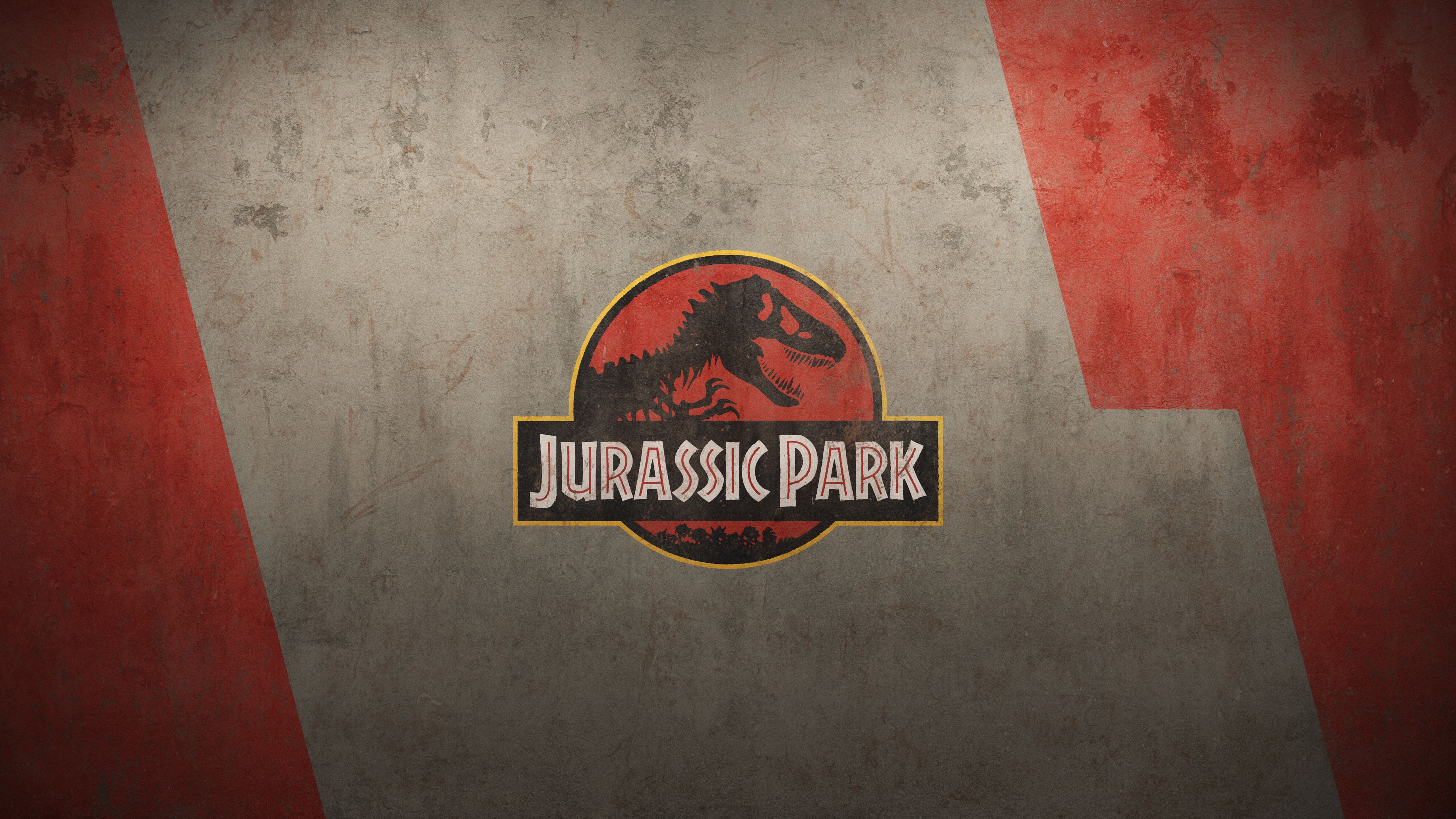 Jurassic Park Logo 5k, películas HD, fondos de pantalla 4k, imágenes, fondos