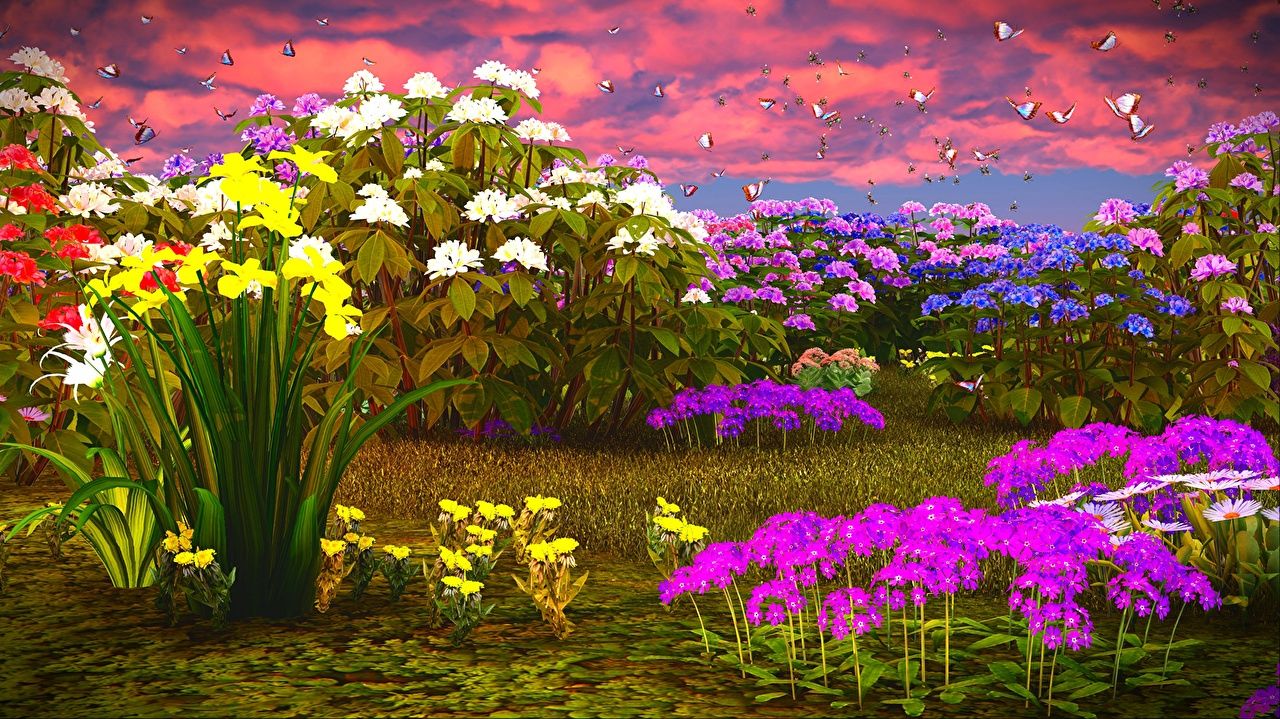 3D Flowers wallpaper (58 imágenes) fotos descargar