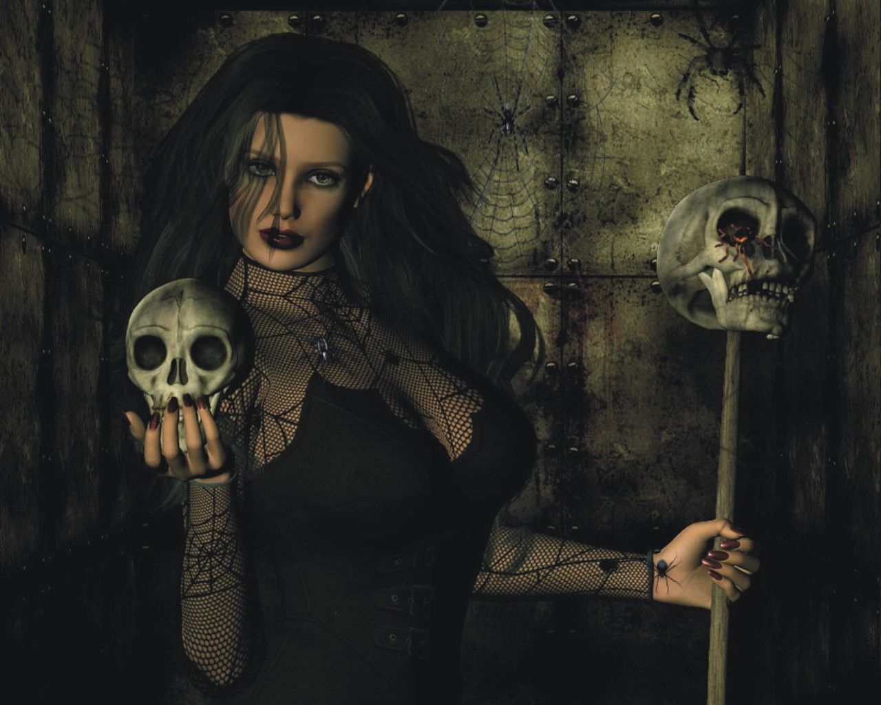 Brujas Negras | Evil Witch Wallpaper | libro de la cara | Bruja de fantasía