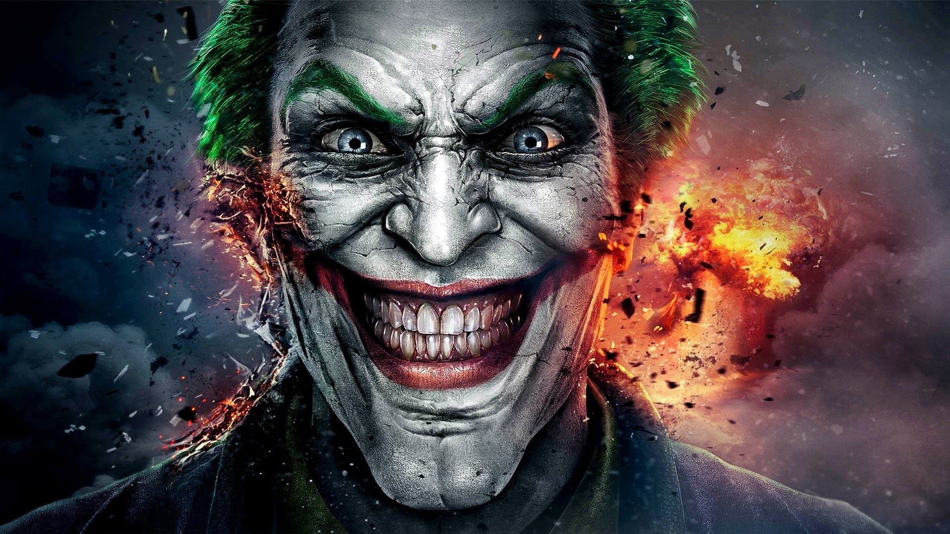 Cara impactante de The JokerThe Joker (Comic Wallpaper)