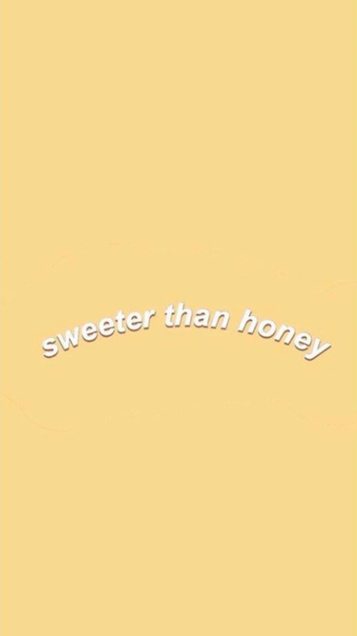 Más dulce que el fondo de pantalla amarillo miel | Fondos de pantalla en 2019 | Más dulce