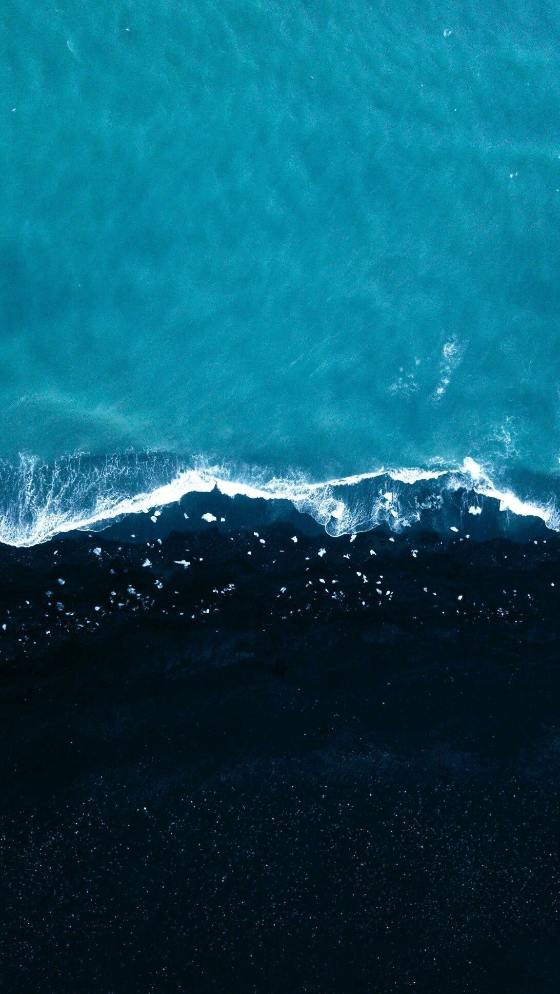 Coexistir. Turquesa y azul oscuro. Agua de mar | para ser ordenado en 2019