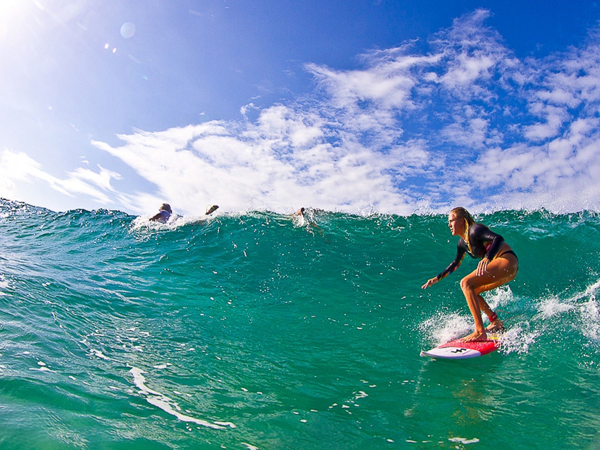 Surf Girl Hd fondo de pantalla