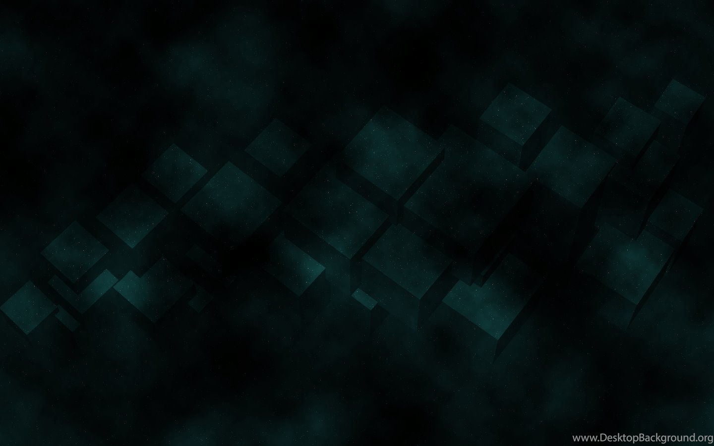 Abstract Cubes Dark Green Wallpapers (Fondo de Escritorio