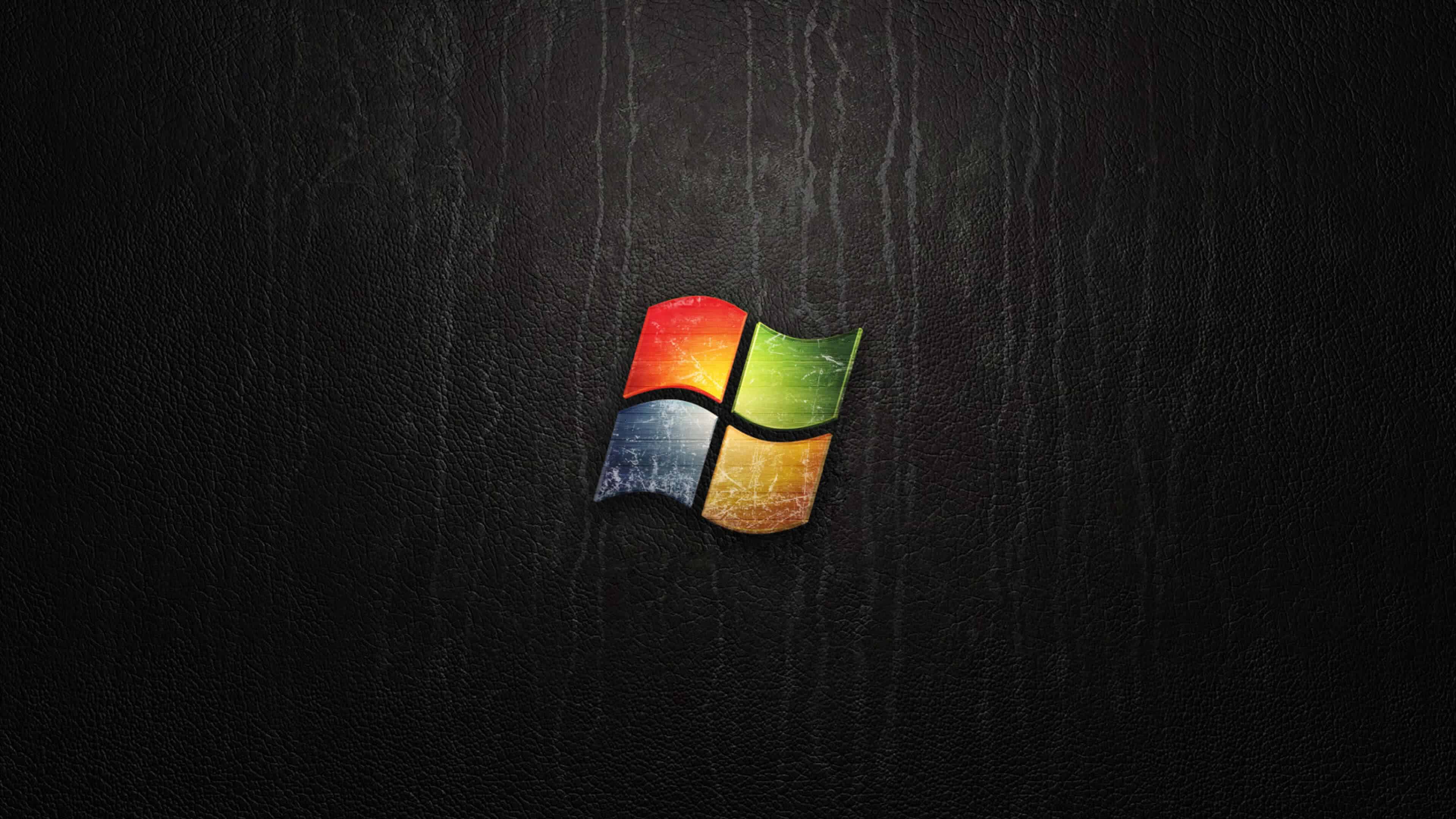 Logotipo de Microsoft Windows Fondo negro UHD 4K Wallpaper | Pixelz