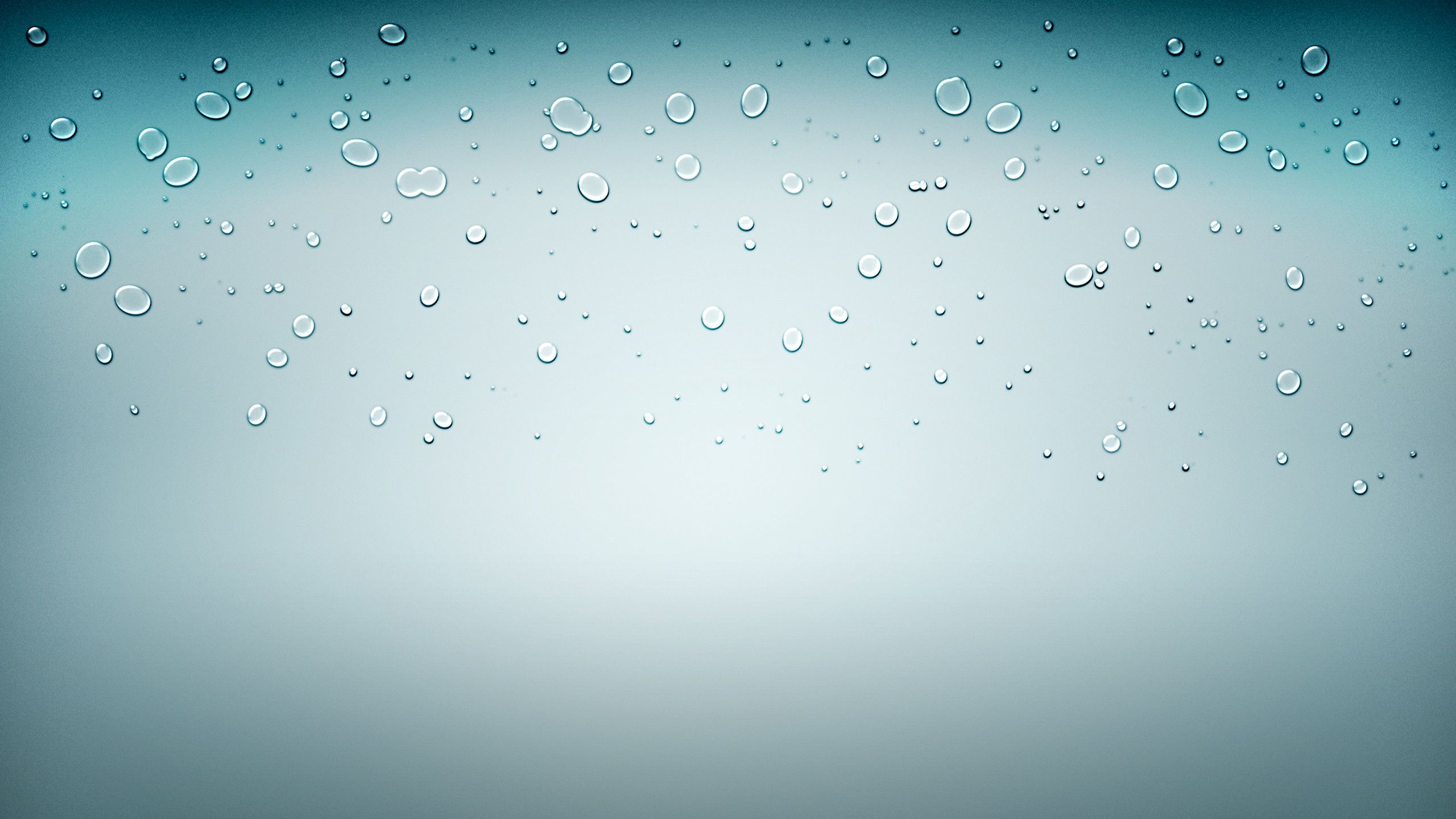 Fondo de pantalla de iOS Water Drops para escritorio