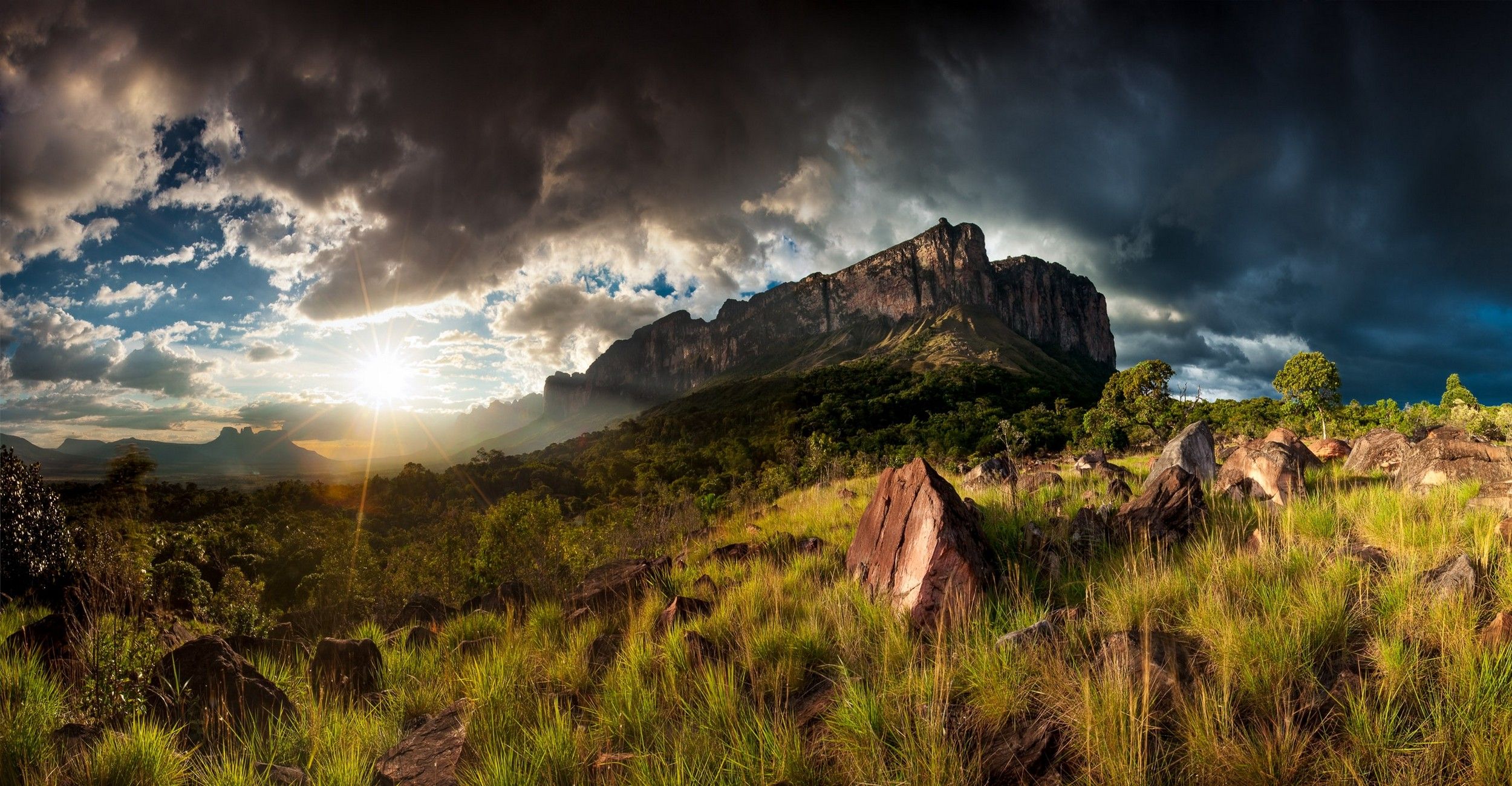4558165 #sky, #Venezuela, #nature, #cliff, #HDR, #forest, #clouds