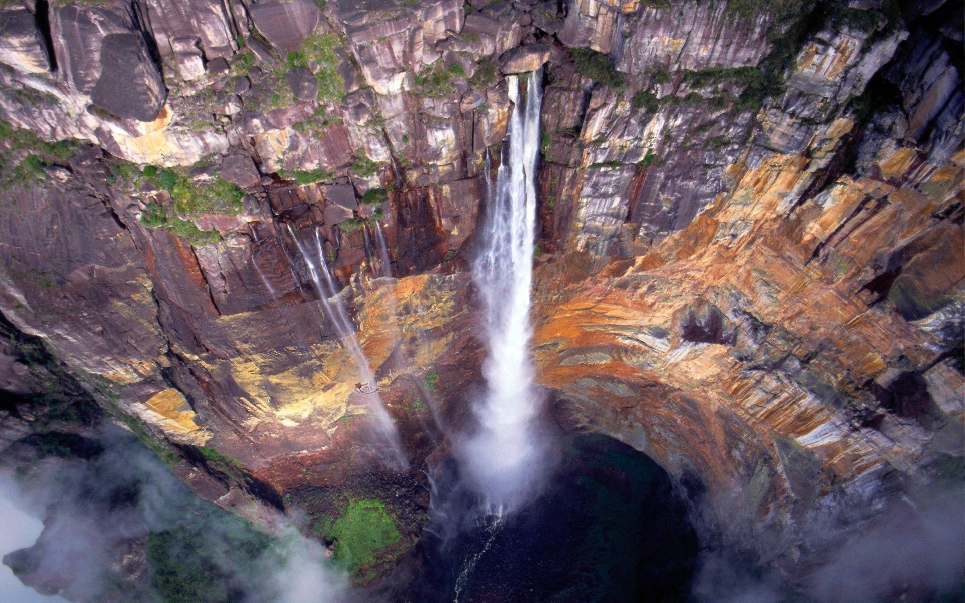 2868347 angel falls venezuela cascada montaña acantilado naturaleza niebla