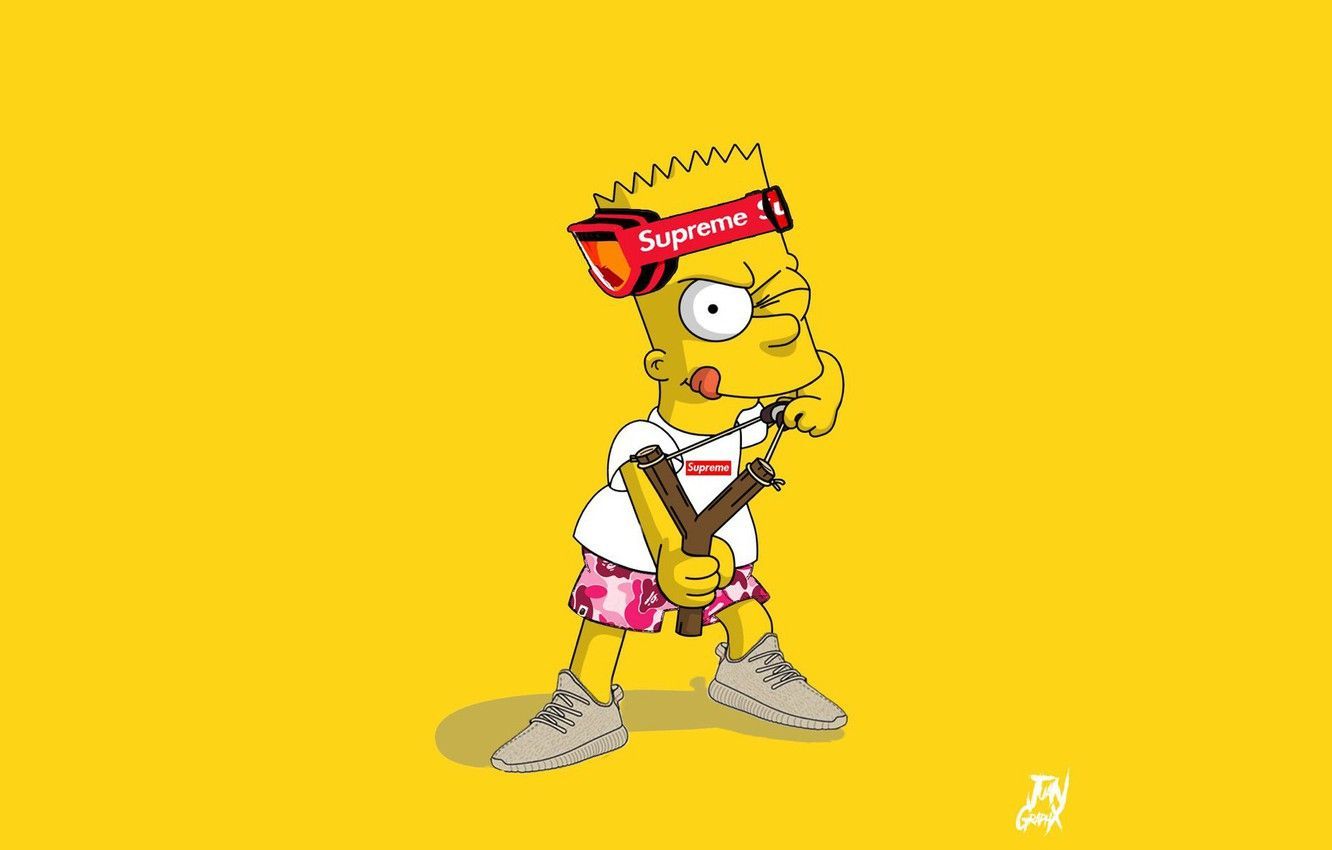 2 fondos de pantalla de Bart Simpson Supreme - Top gratis 2 Bart Simpson Supreme