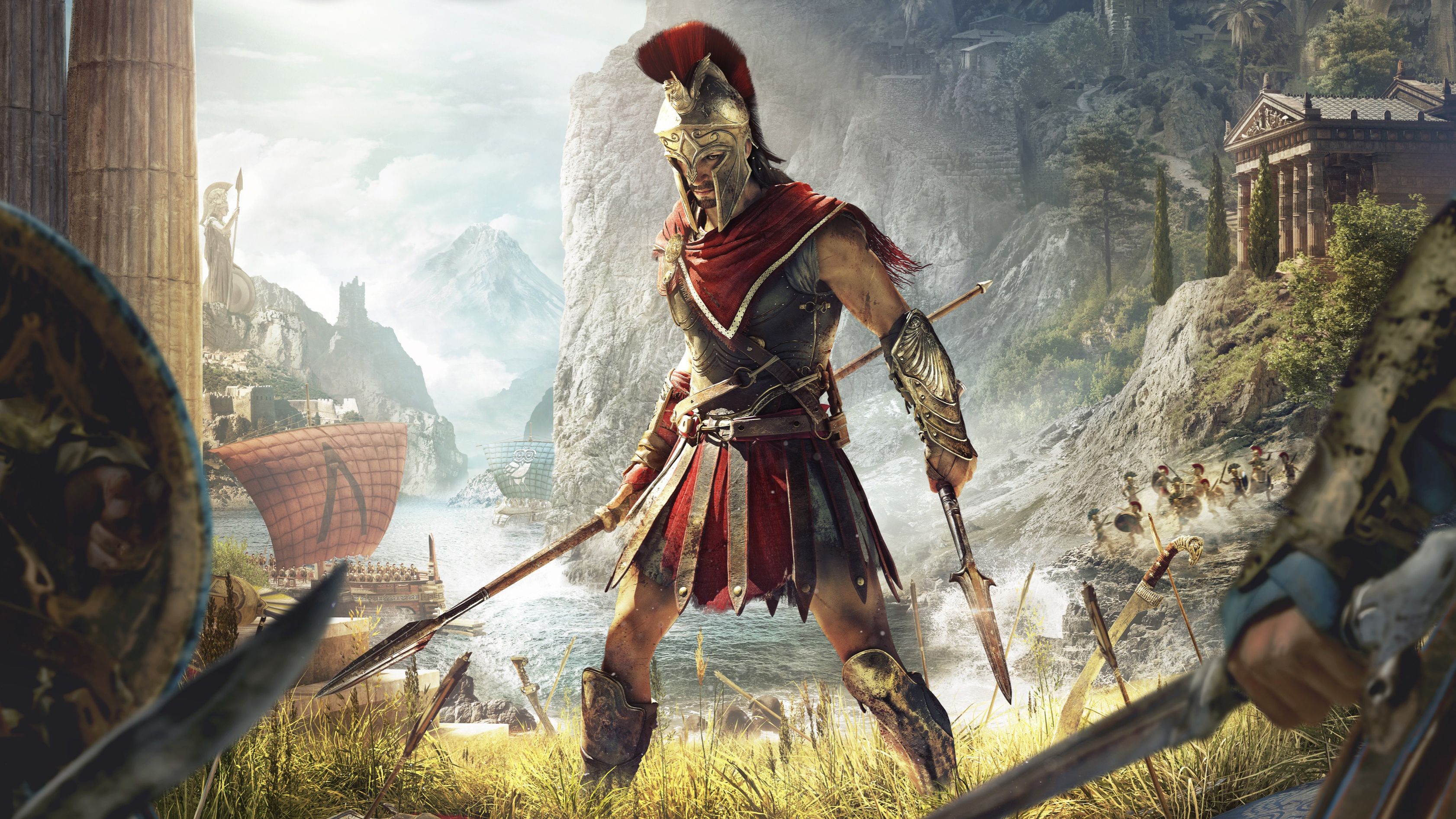 Assassins Creed Odyssey 4k, juegos HD, fondos de pantalla 4k, imágenes